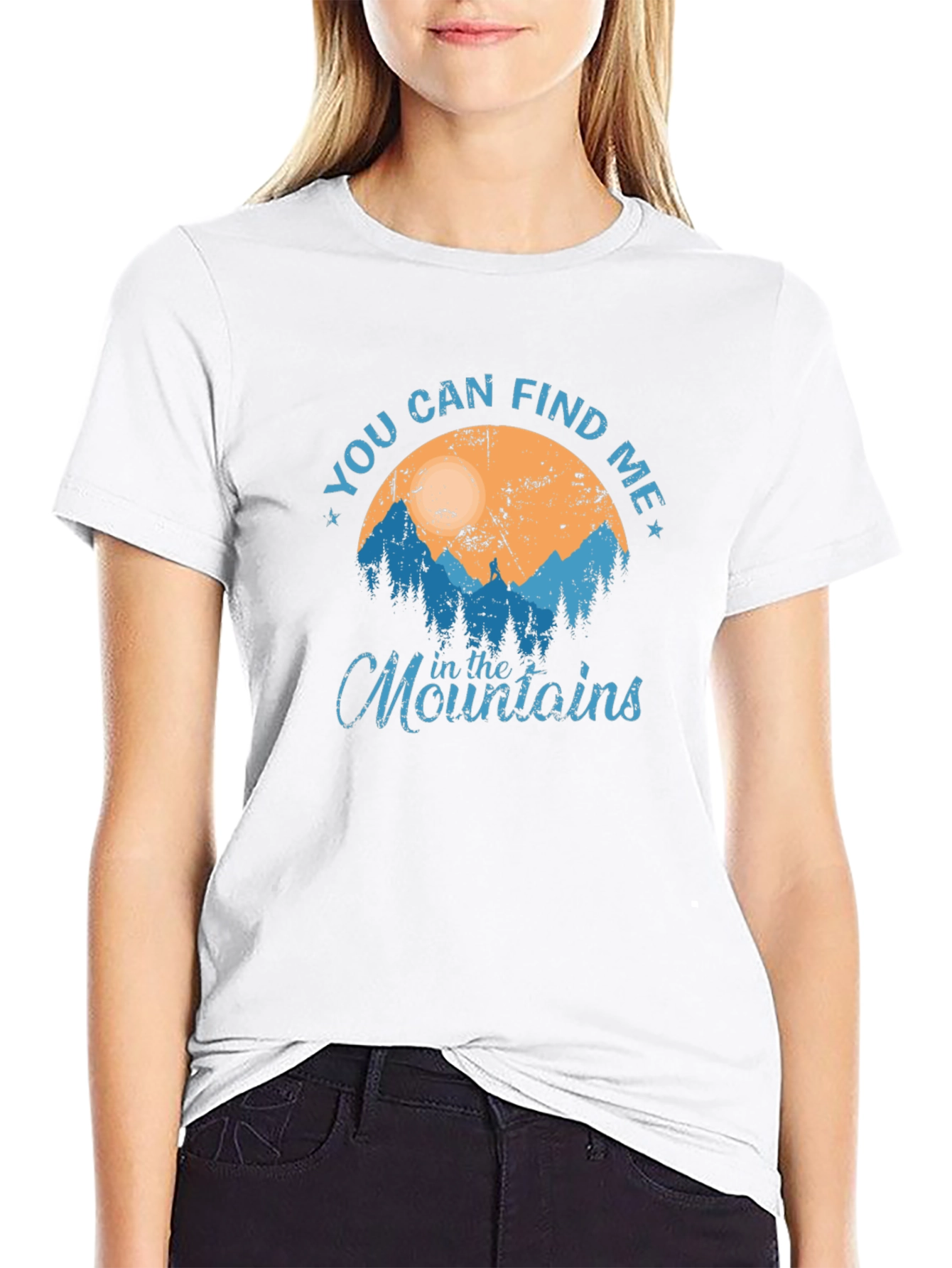 Mountain Graphic T-Shirt - Find Me in the Mountains Tee - 9