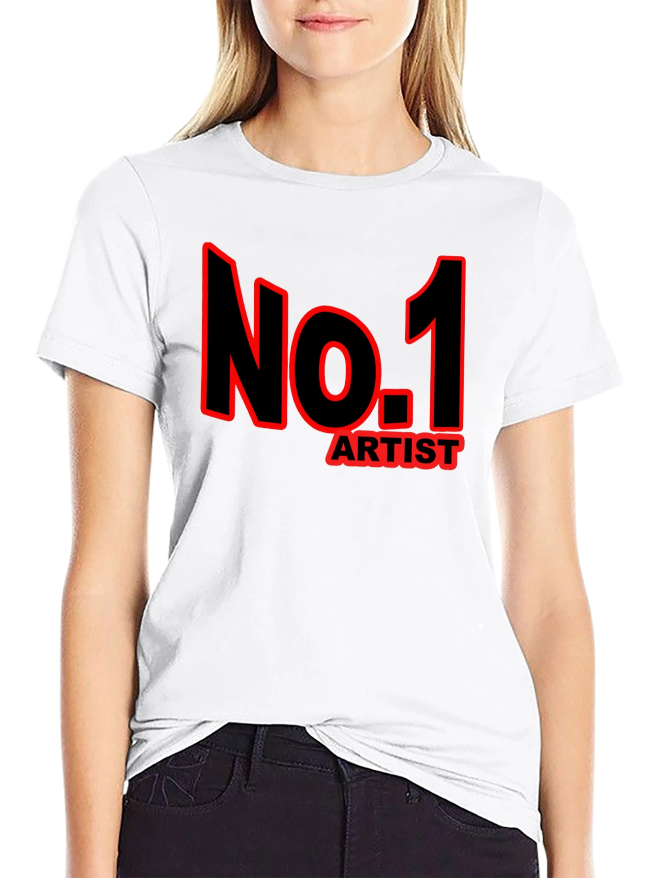Black No. 1 Artist Graphic T-Shirt - Black view 9