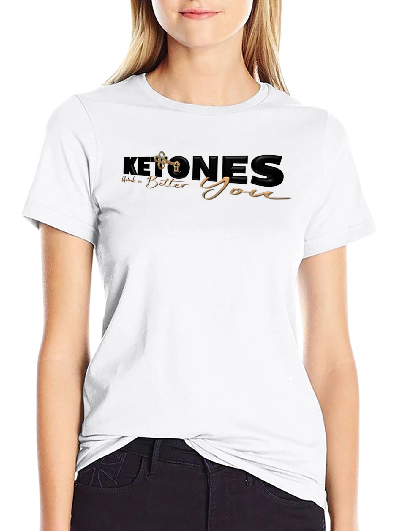 Black Keytones: Unlock a Better You - Stylish Graphic Tee view 9