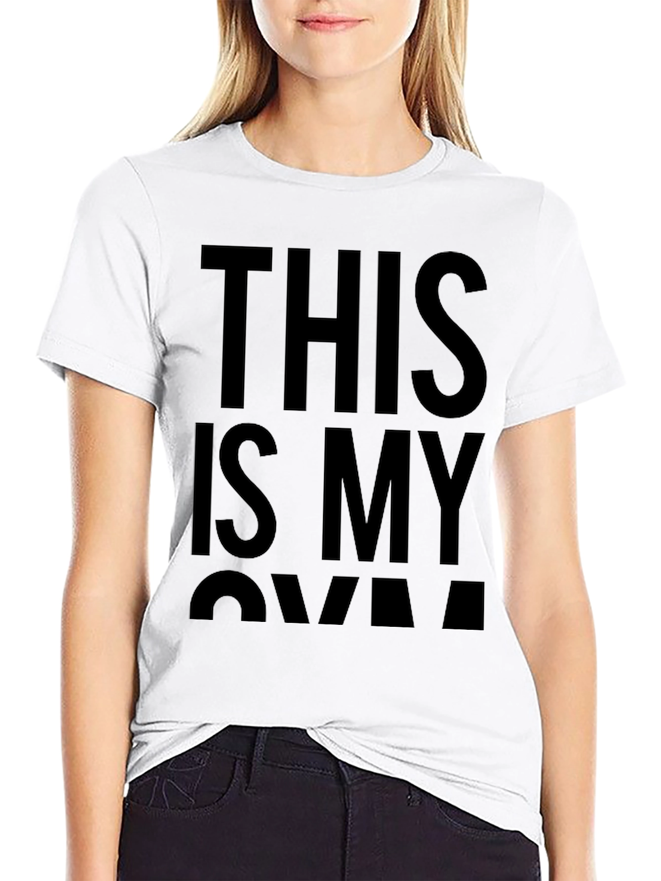 Black Men's 'This is My Own' Graphic Black T-Shirt view 9