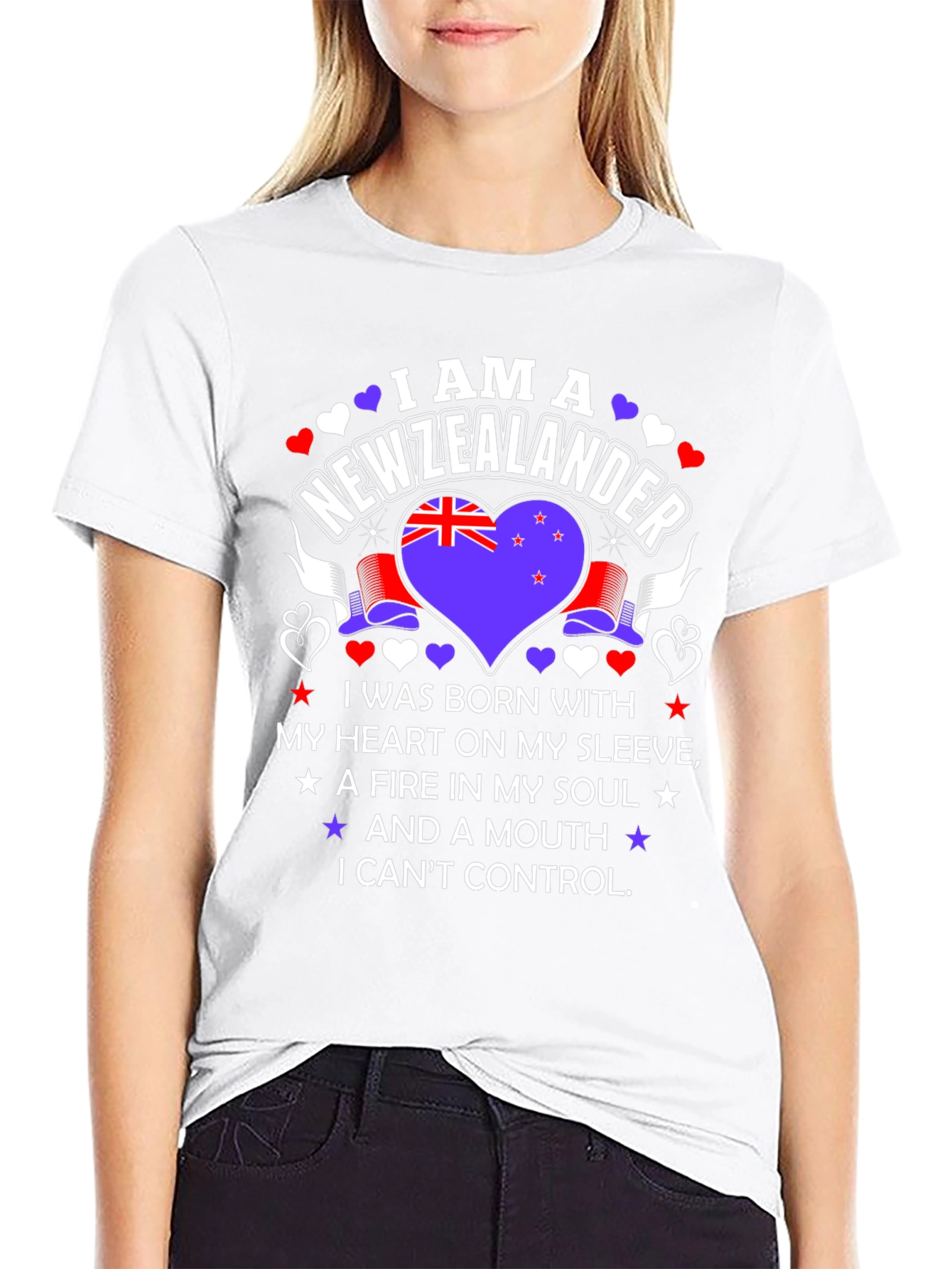 Black New Zealander Pride T-Shirt view 9