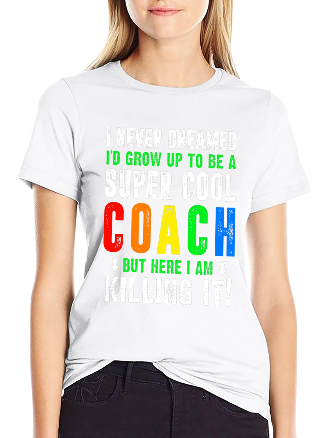 Black Super Cool Coach T-Shirt view 9