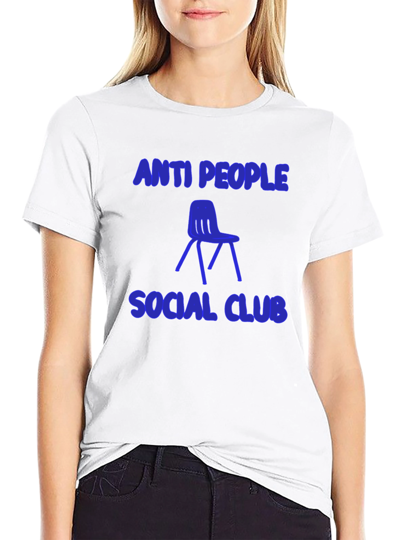 Black Anti People Social Club Graphic Tee view 9