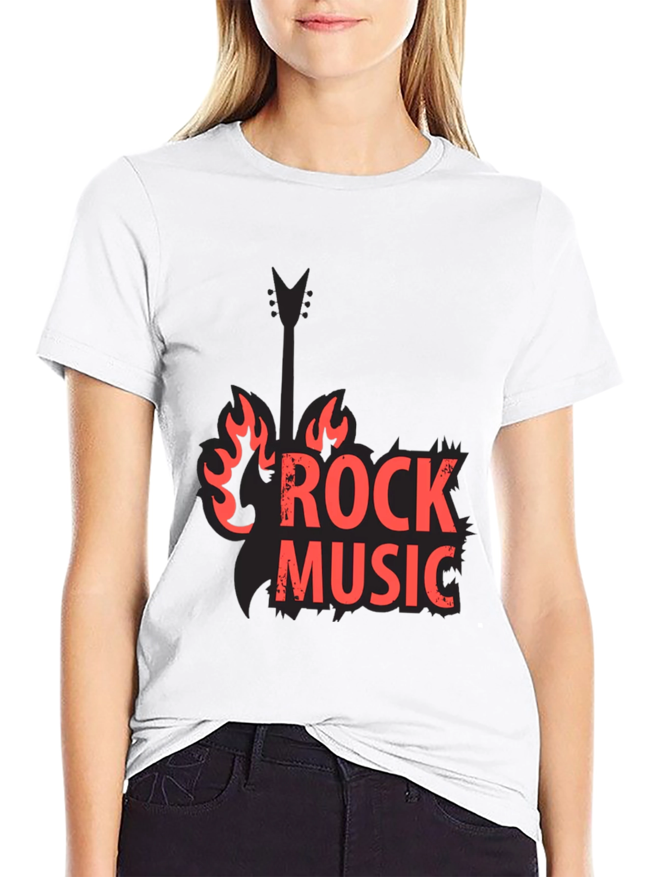 Black Rock Music Black Graphic Tee view 9