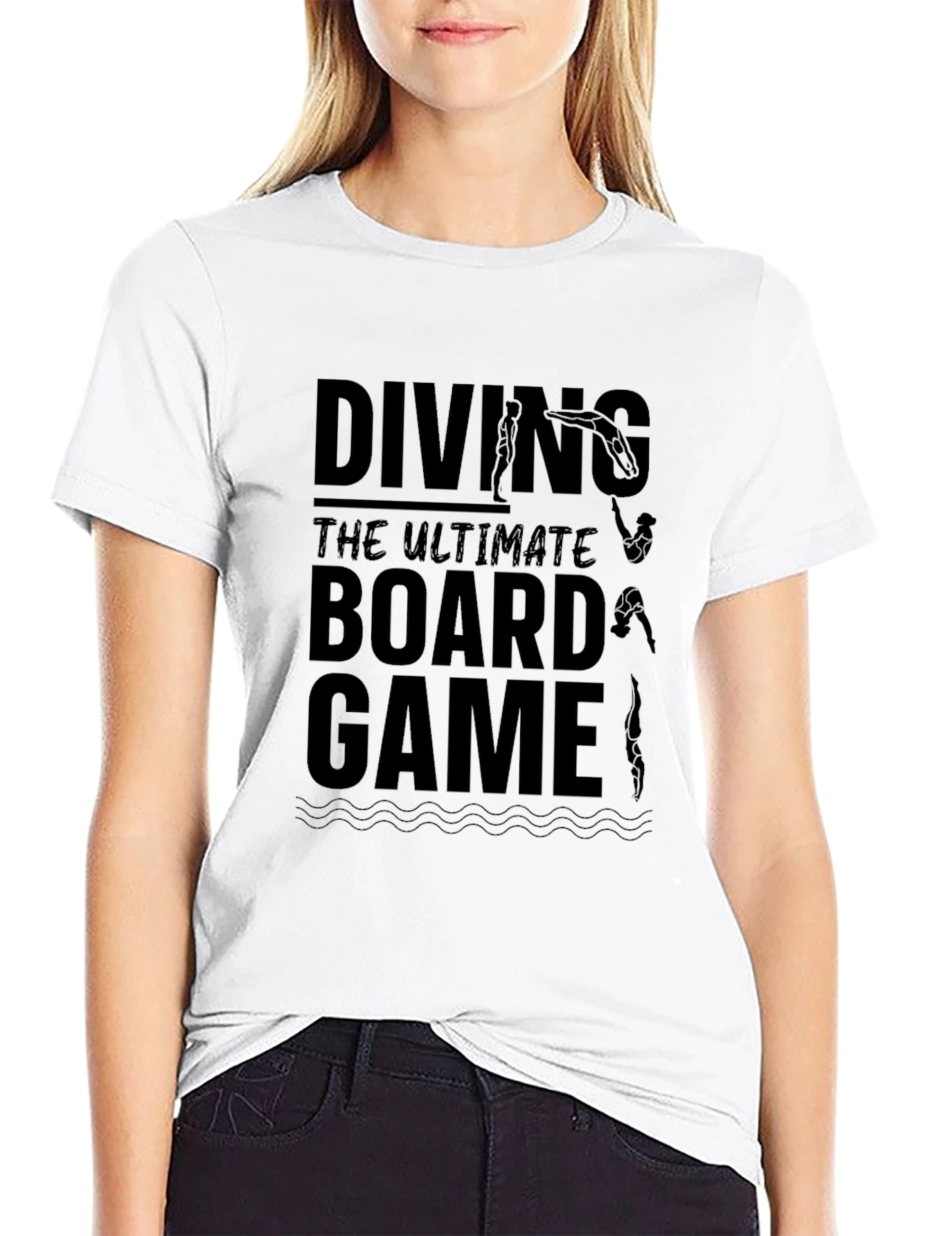 Black Diving: The Ultimate Board Game T-Shirt view 9