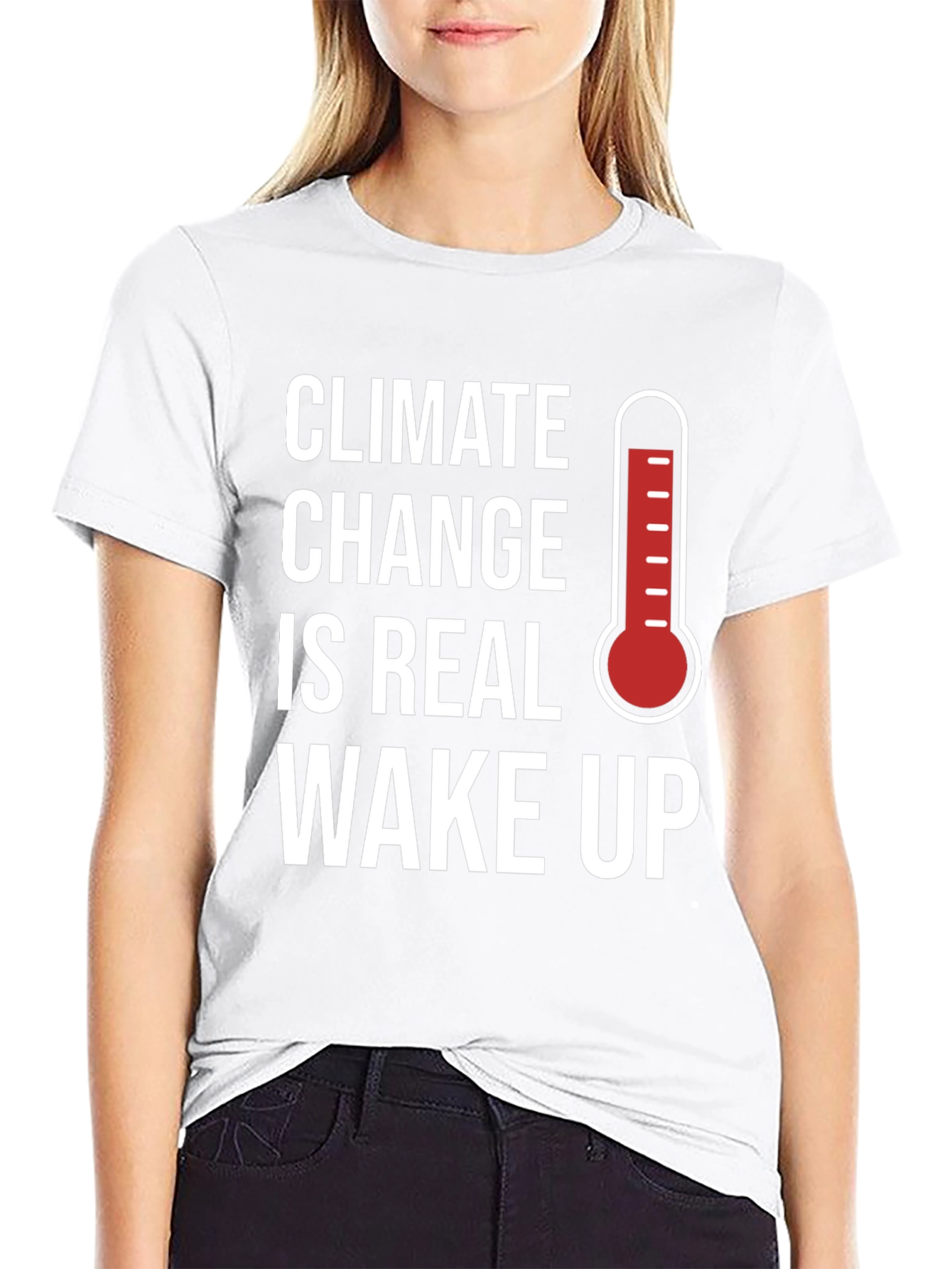 Black Climate Change Awareness T-Shirt view 9