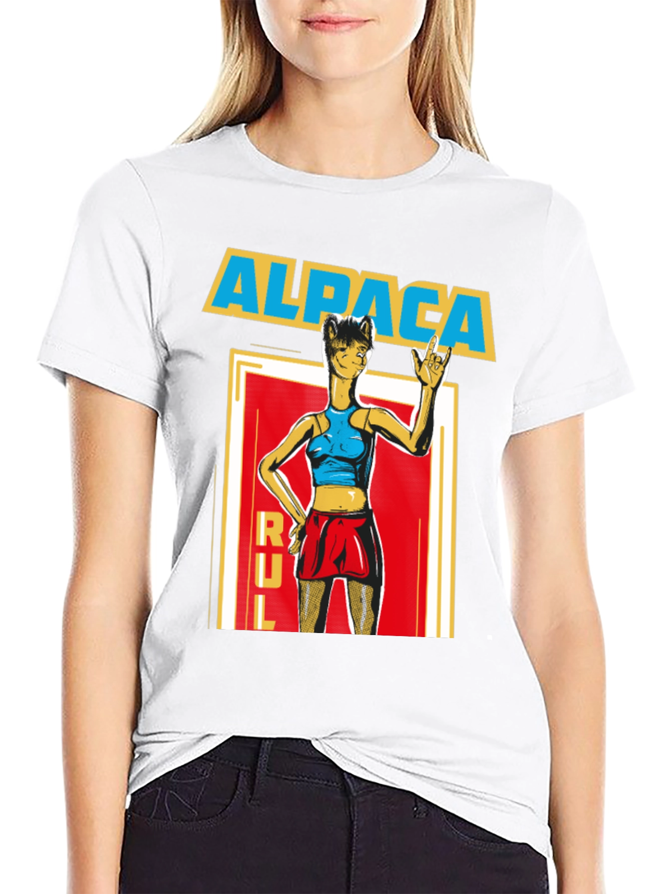 Black Alpaca Rule T-Shirt view 9