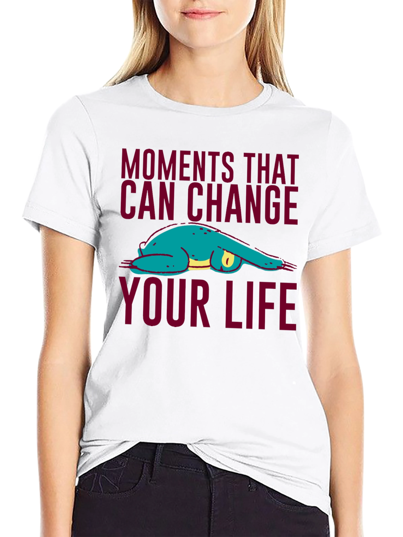 Black Moments That Can Change Your Life Sloth T-Shirt view 9