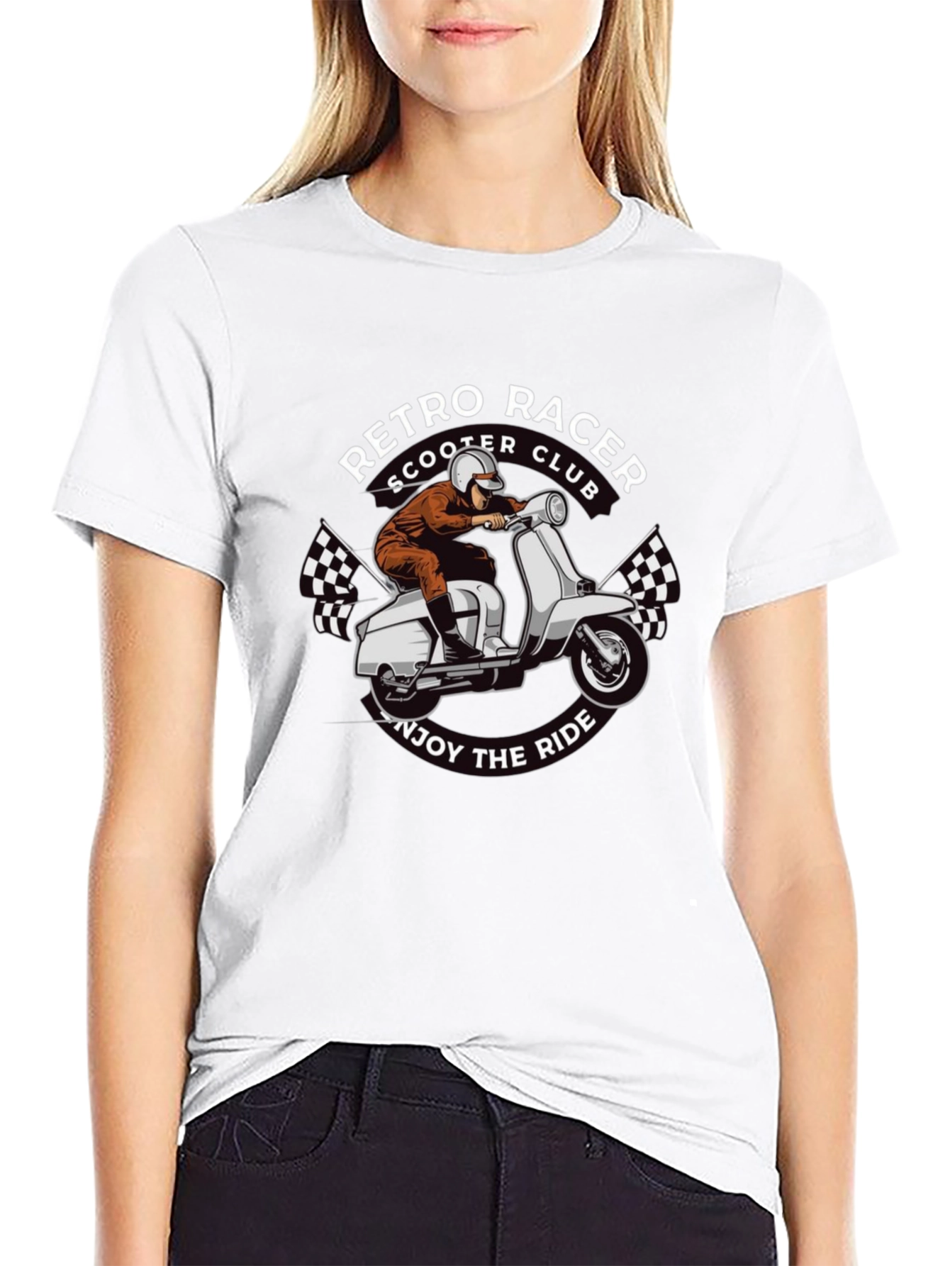 Retro Racer Scooter Club T-Shirt - 9