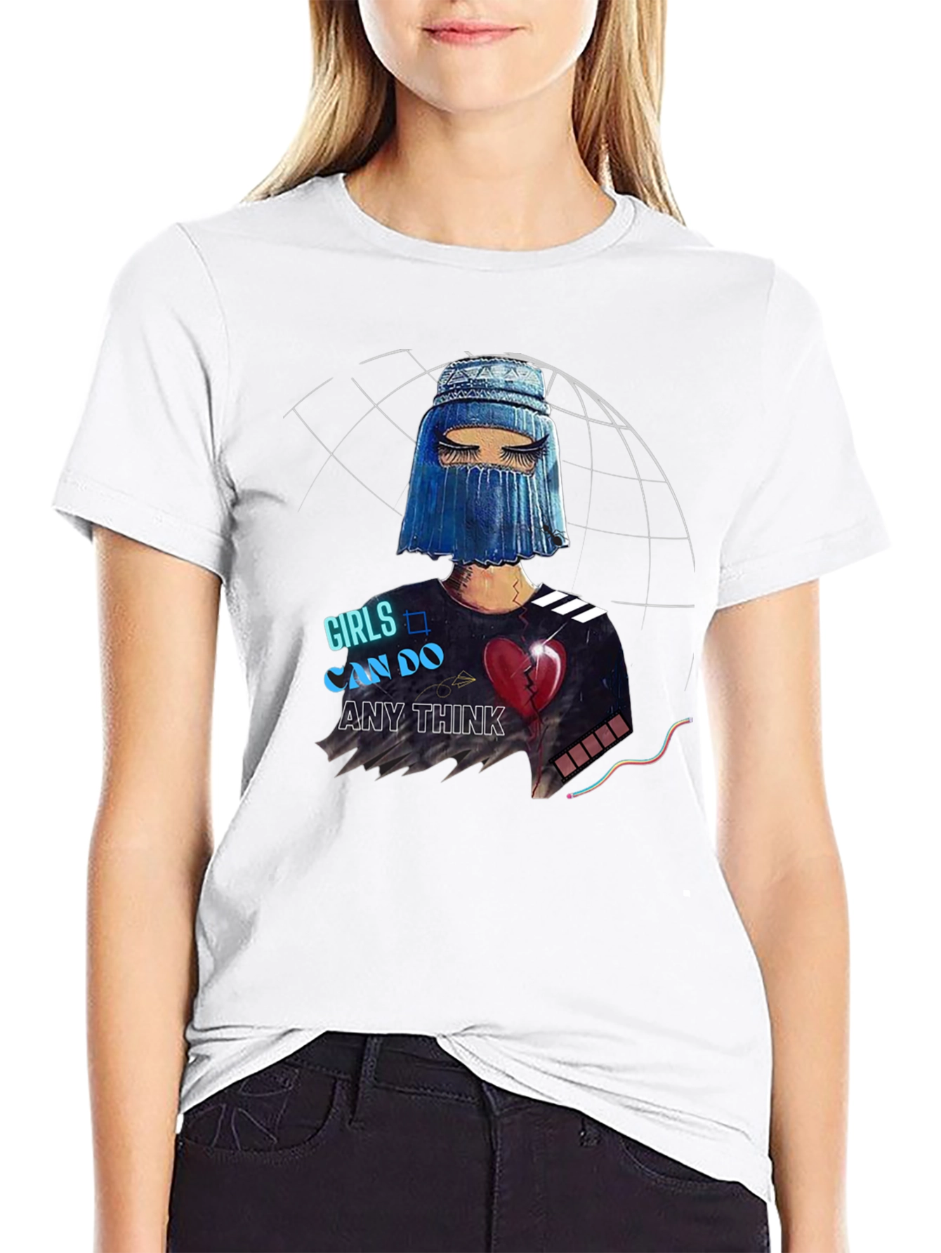 Black Girls Can Do Anything Graphic Tee view 9