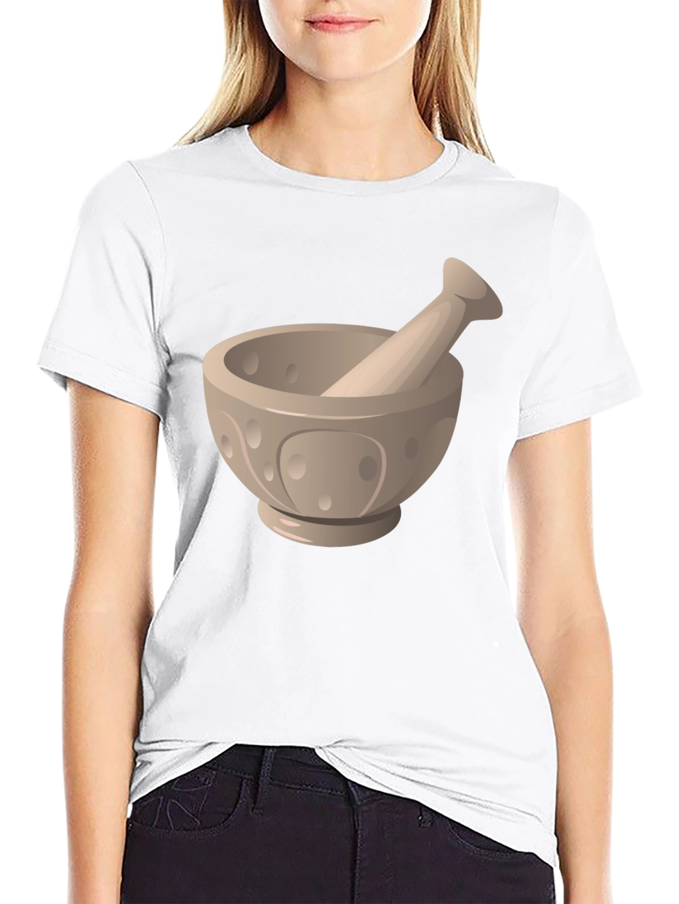 Black Mortar and Pestle Graphic Tee - Black view 9