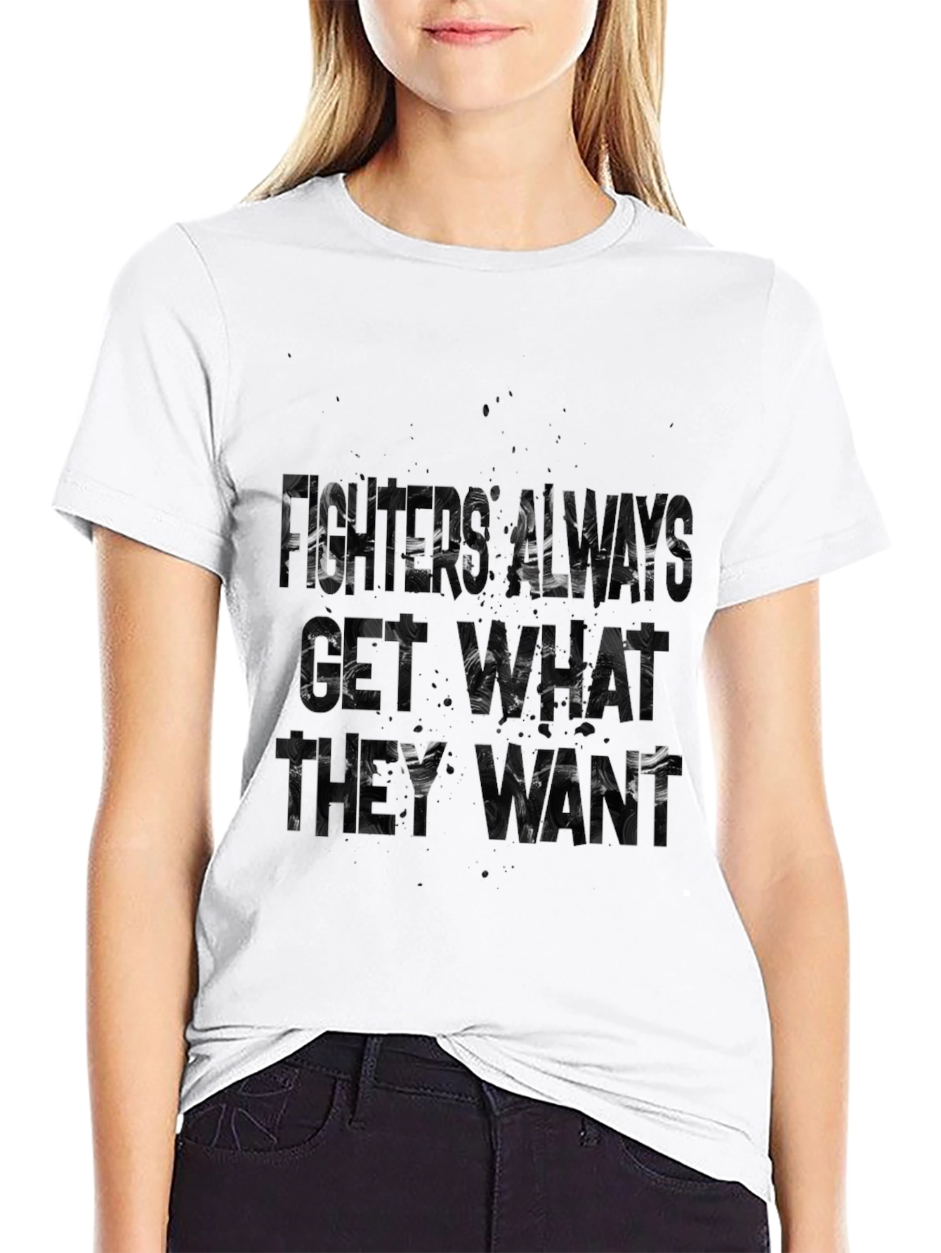 Black Fisher Always Get What They Want Black T-Shirt view 9
