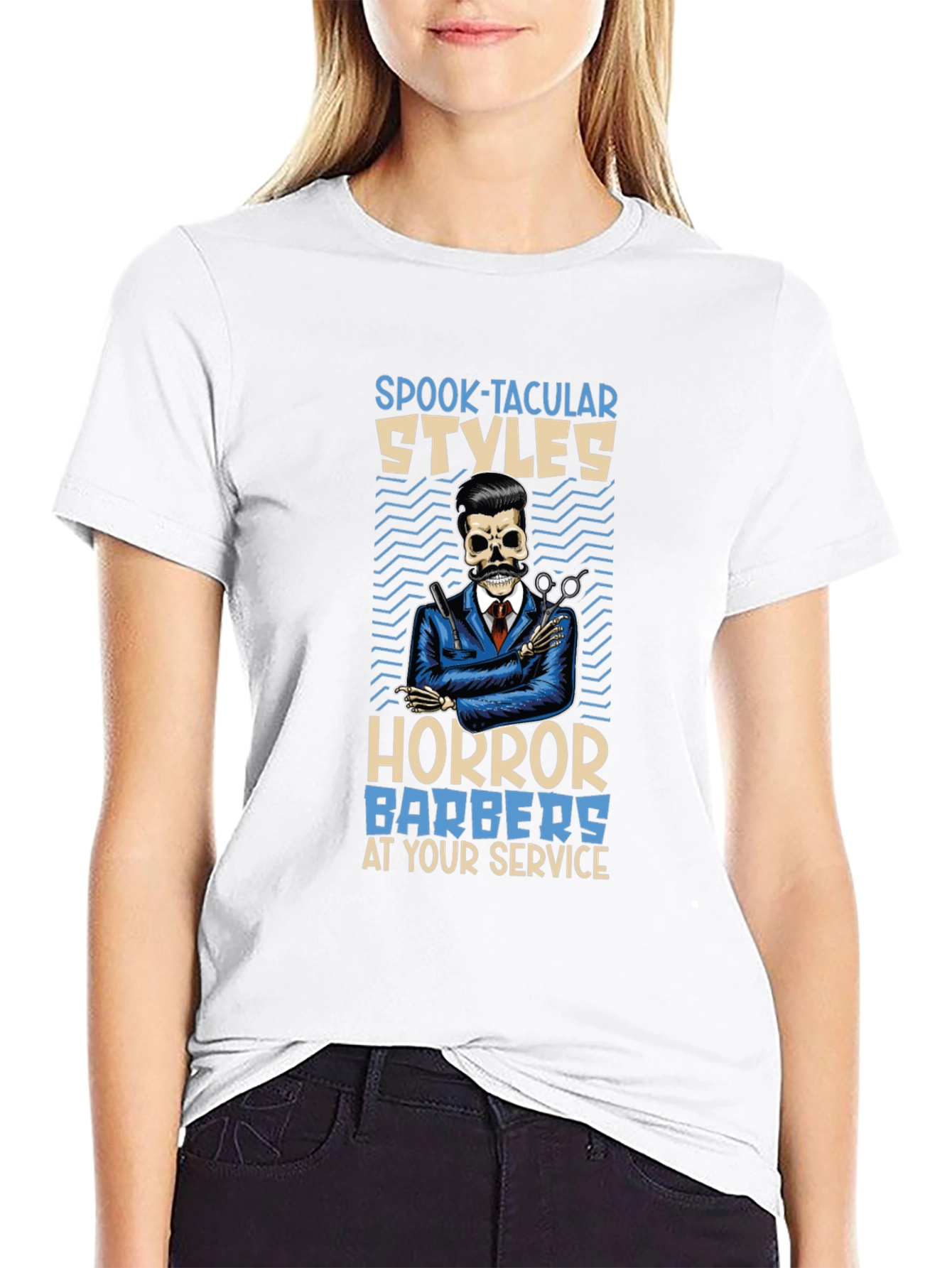 Black Spook-tacular Styles T-shirt view 9