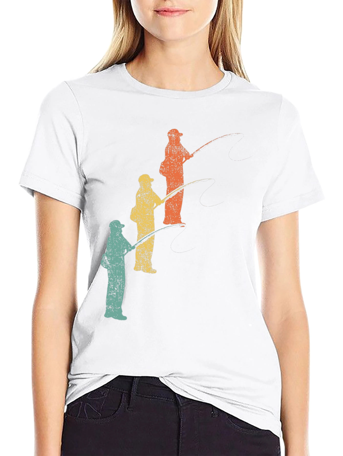 Retro Fishing Trip T-Shirt - Father & Children - 9