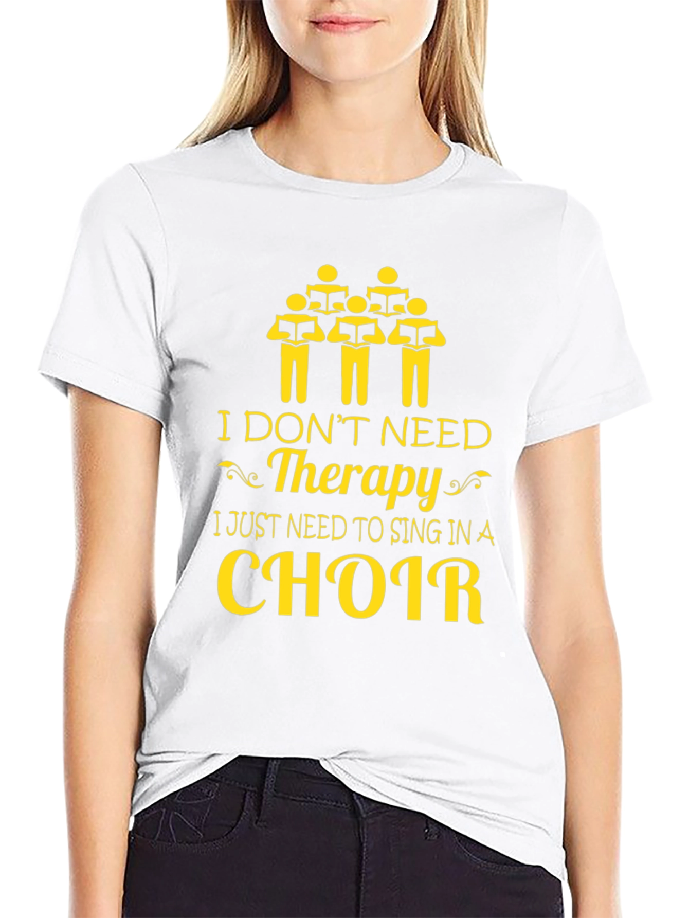 Black Choir T-Shirt: I Don't Need Therapy, I Need To Sing! view 9