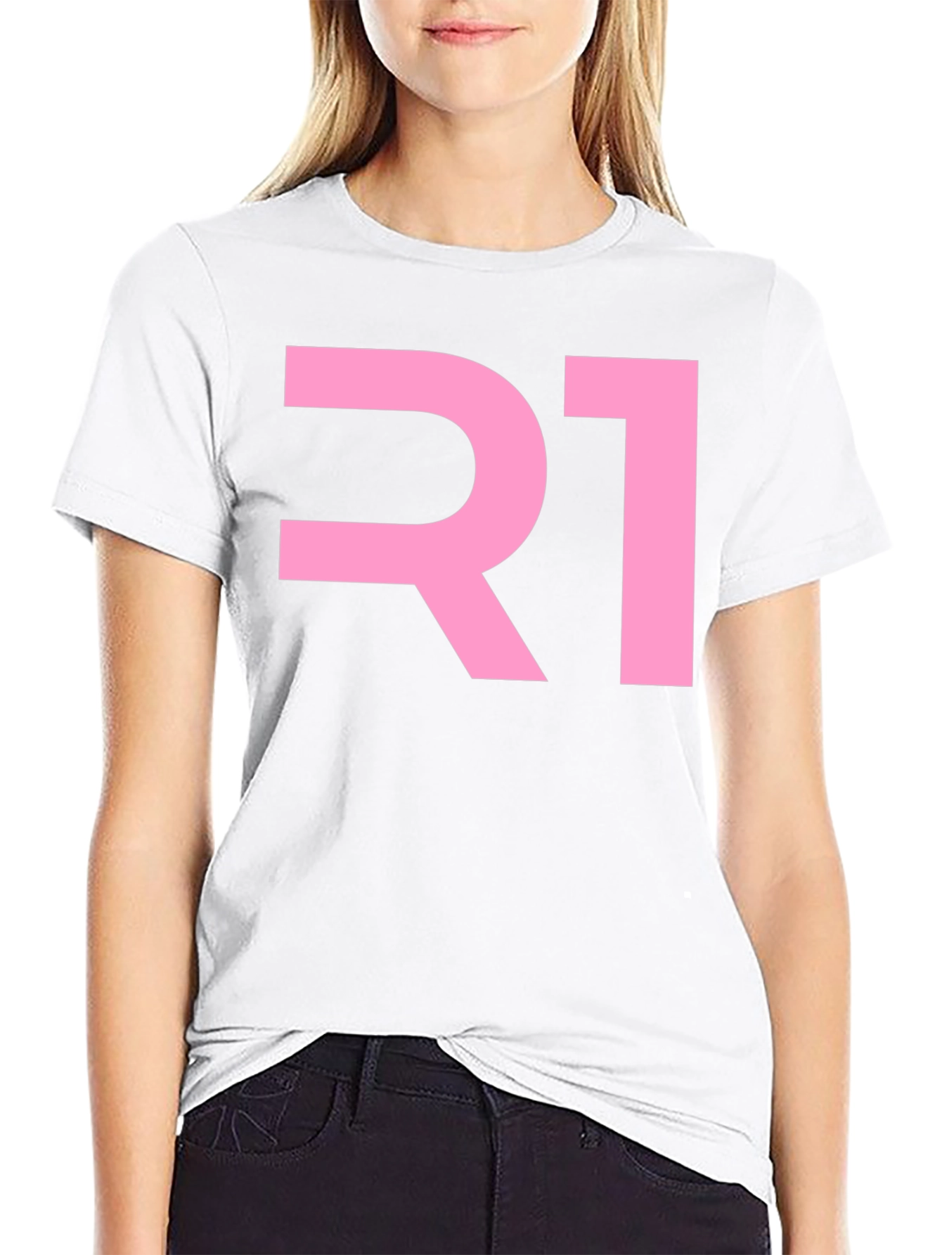 Black R1 Graphic T-Shirt - Bold & Stylish view 9