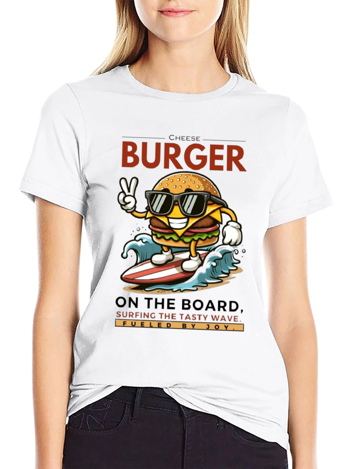 Black Chill Burger Surfer T-Shirt view 9