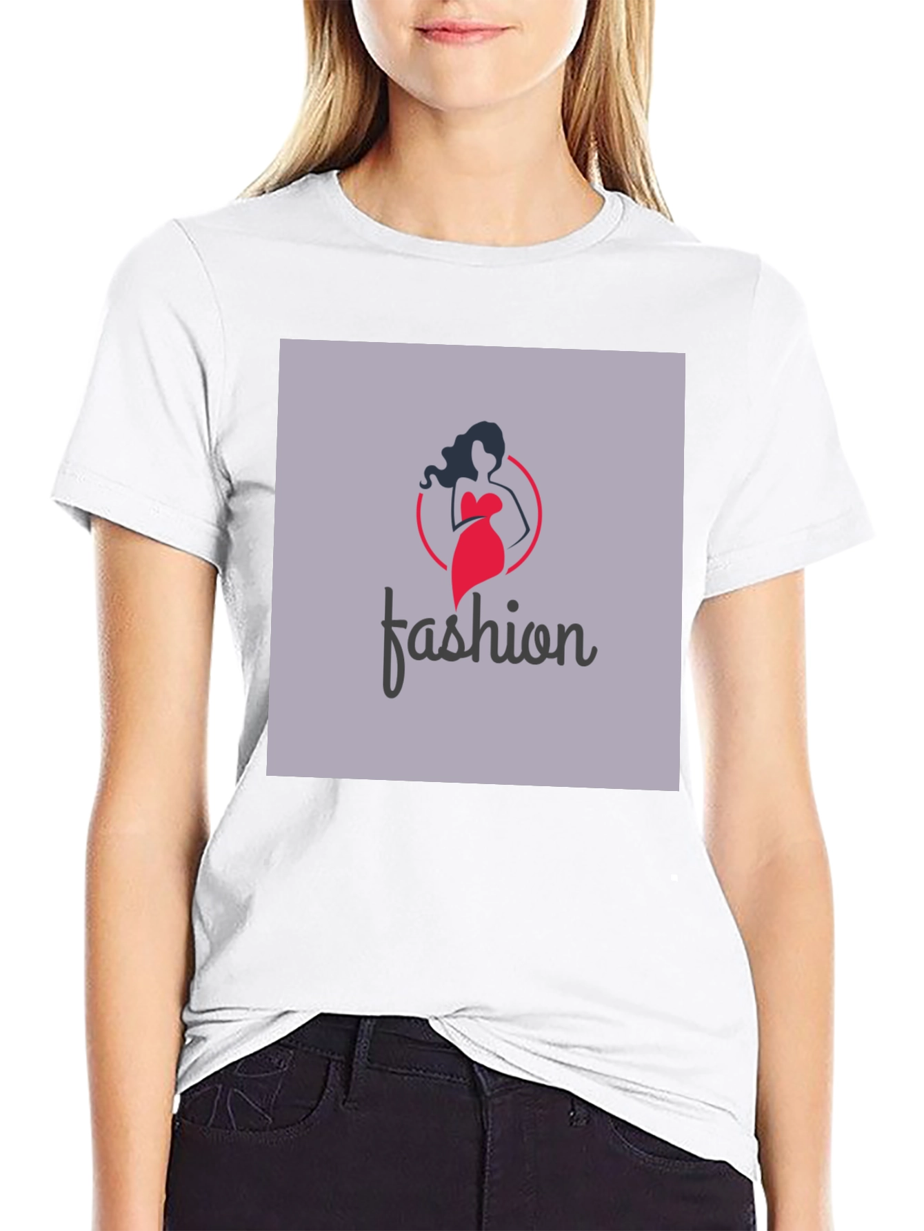 Stylish Fashion Logo Black T-Shirt - 9