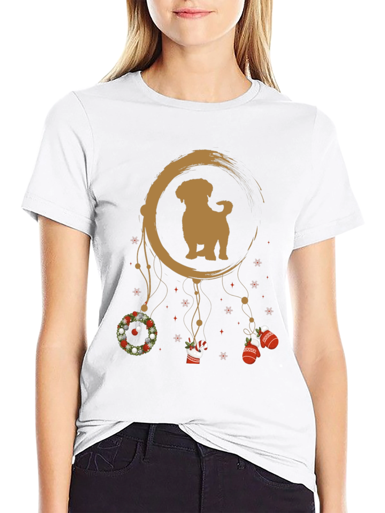 Black Dog Dreamcatcher Graphic Tee view 9