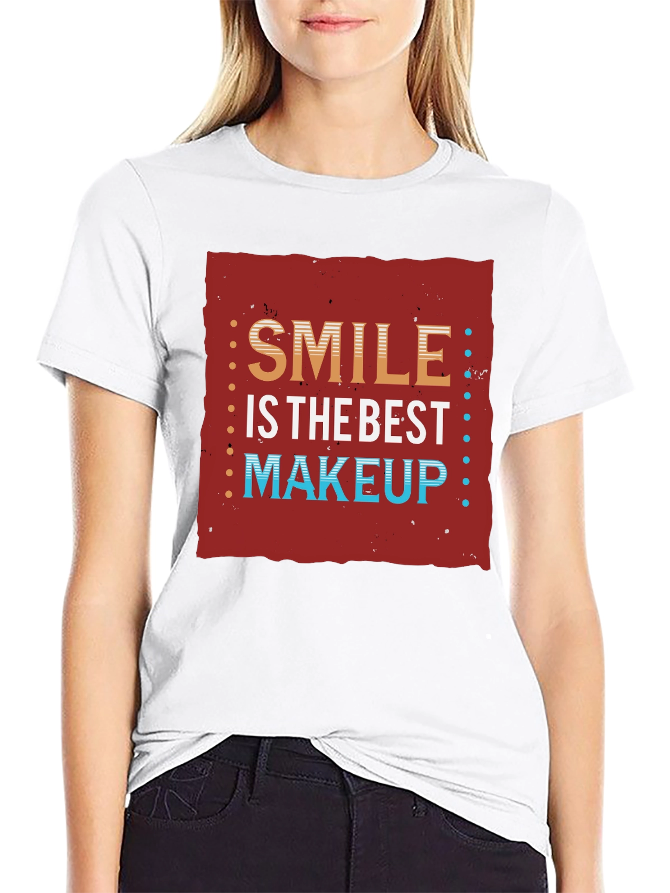 Black Smile is the Best Makeup Graphic T-Shirt view 9
