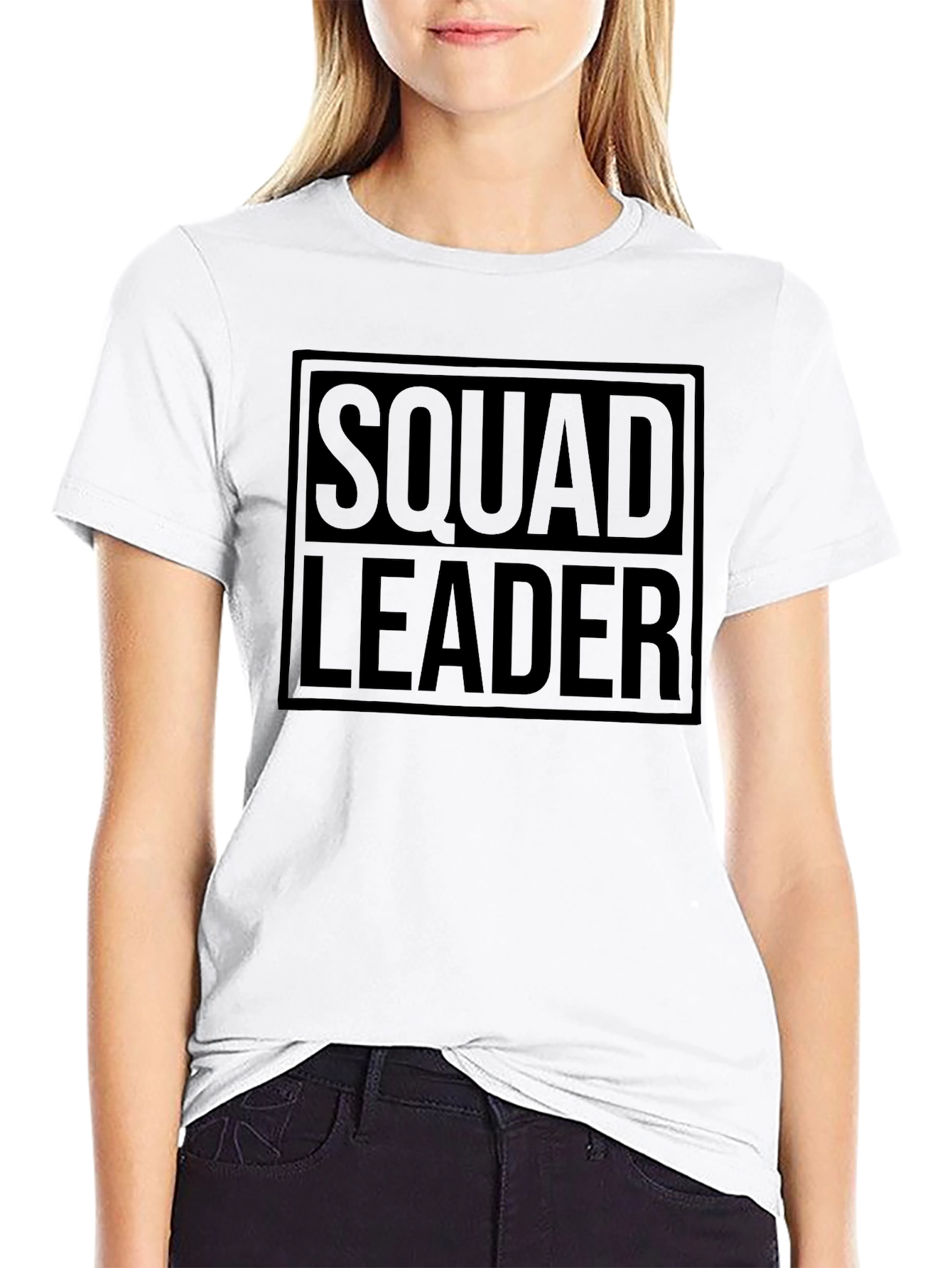 Black Squad Leader Graphic Tee - Black view 9