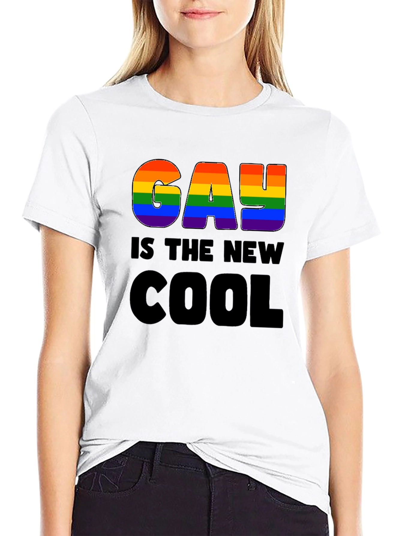 Black Gay is the New Cool Graphic T-Shirt view 9