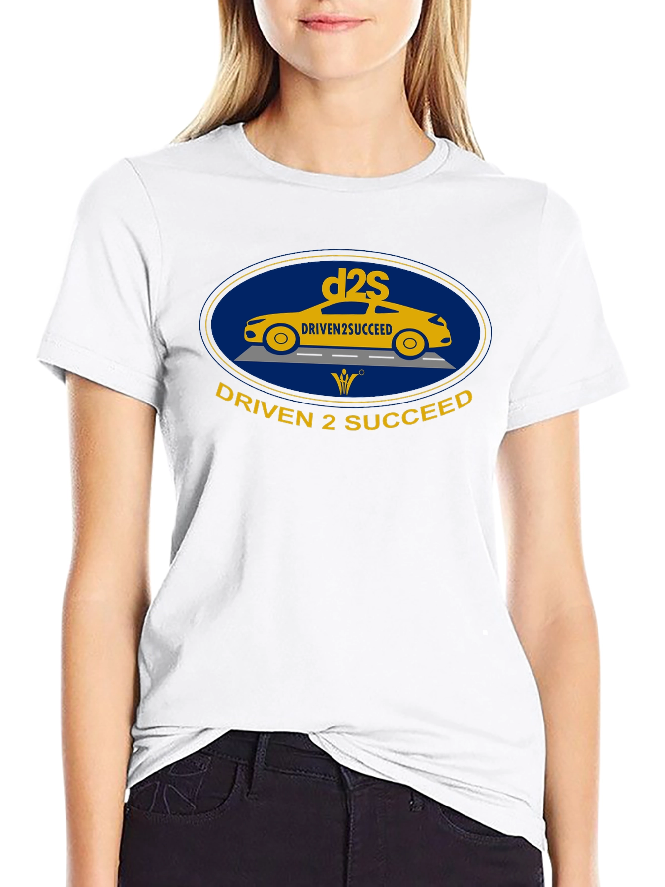 Black Driven 2 Succeed T-Shirt - Motivation Apparel view 9