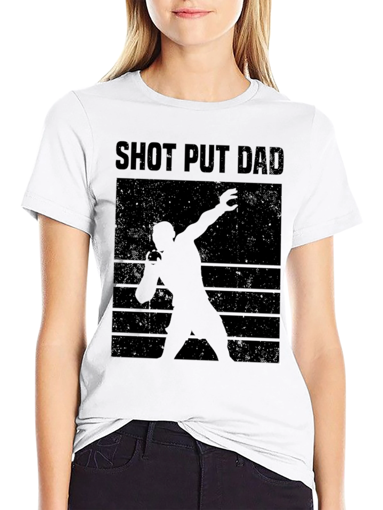 Shot Put Dad Graphic Tee - Athletics Father's Day Gift - 9