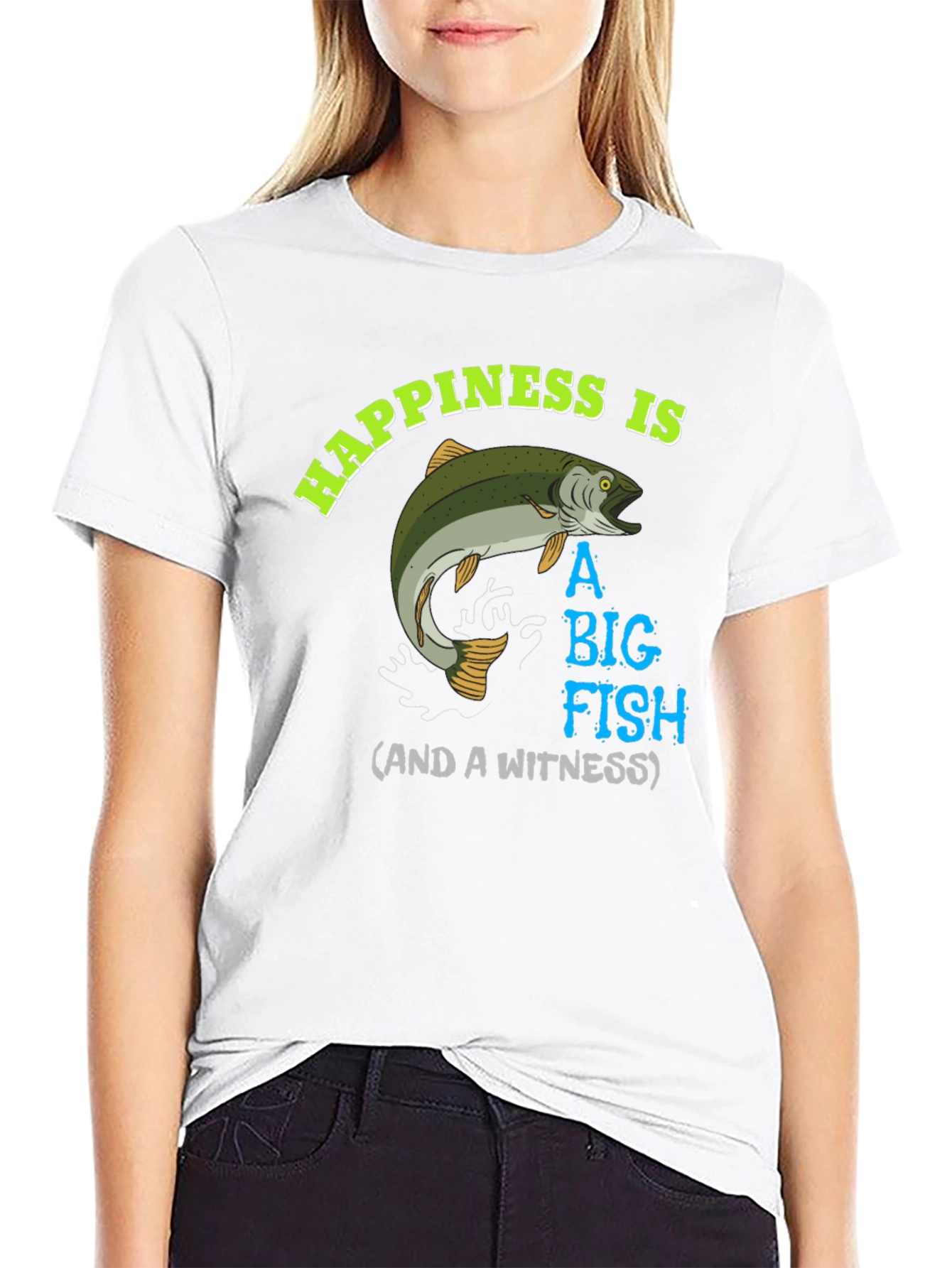 Happiness is A Big Fish T-Shirt - 9
