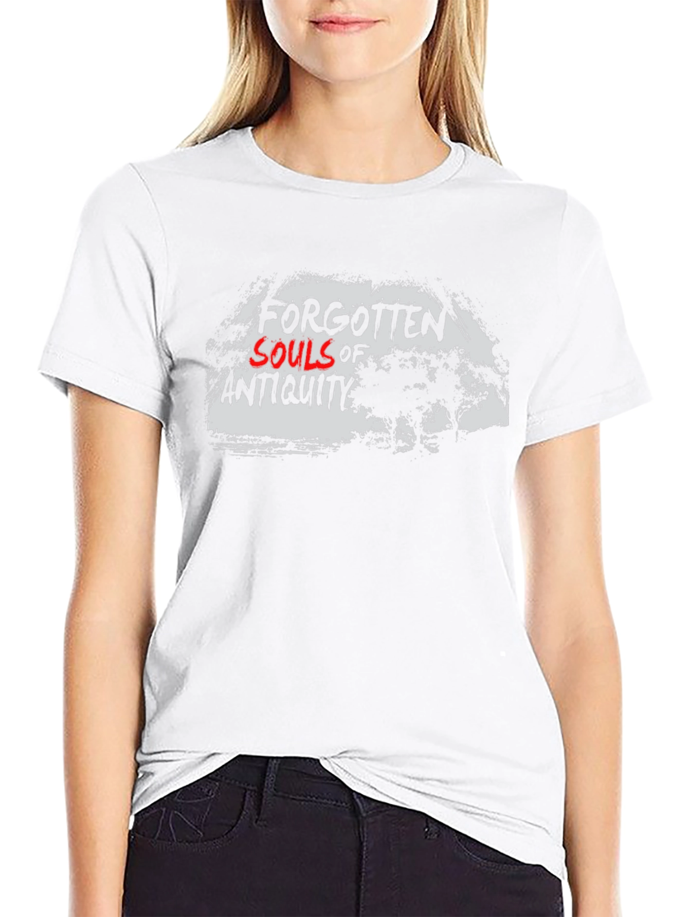 Black Forgotten Souls of Antiquity Black T-Shirt view 9