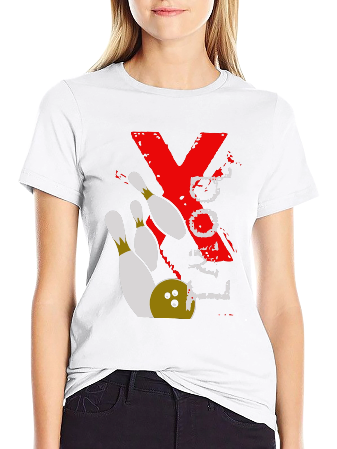 Black Bowling Strike T-Shirt view 9