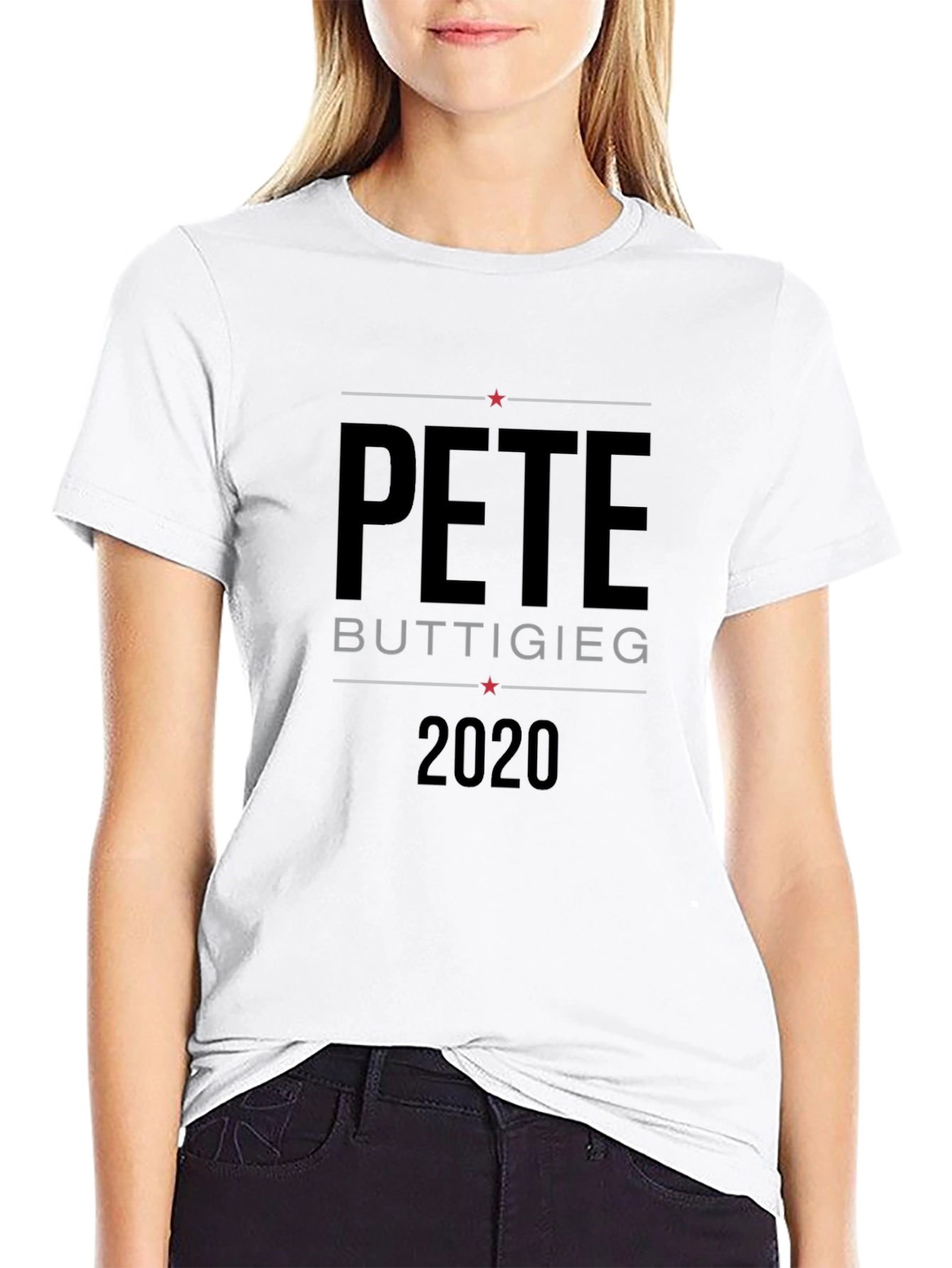 Black Pete Buttigieg 2020 T-Shirt Political Supporter Tee view 9