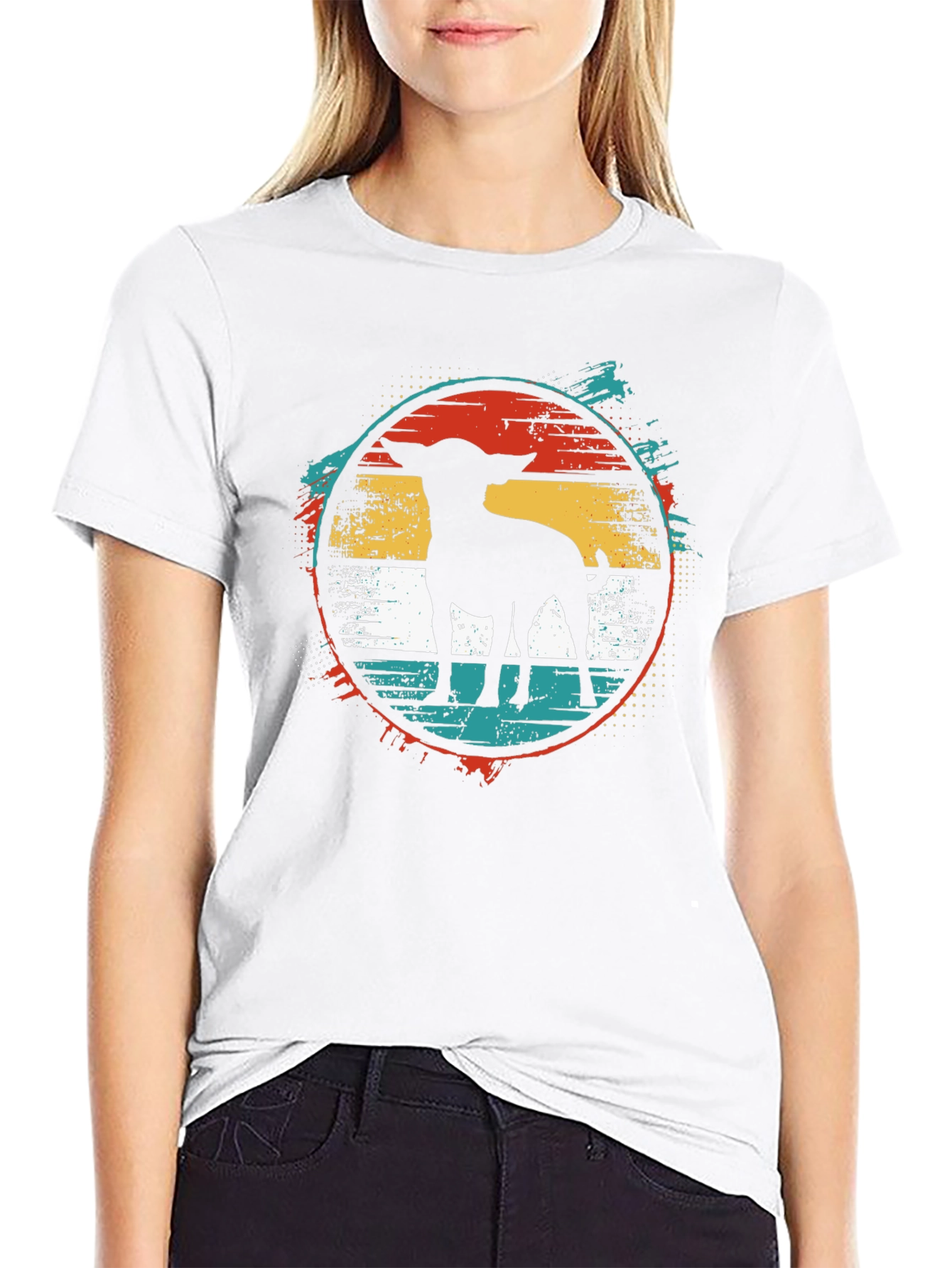 Retro Dog Silhouette Tee - 9