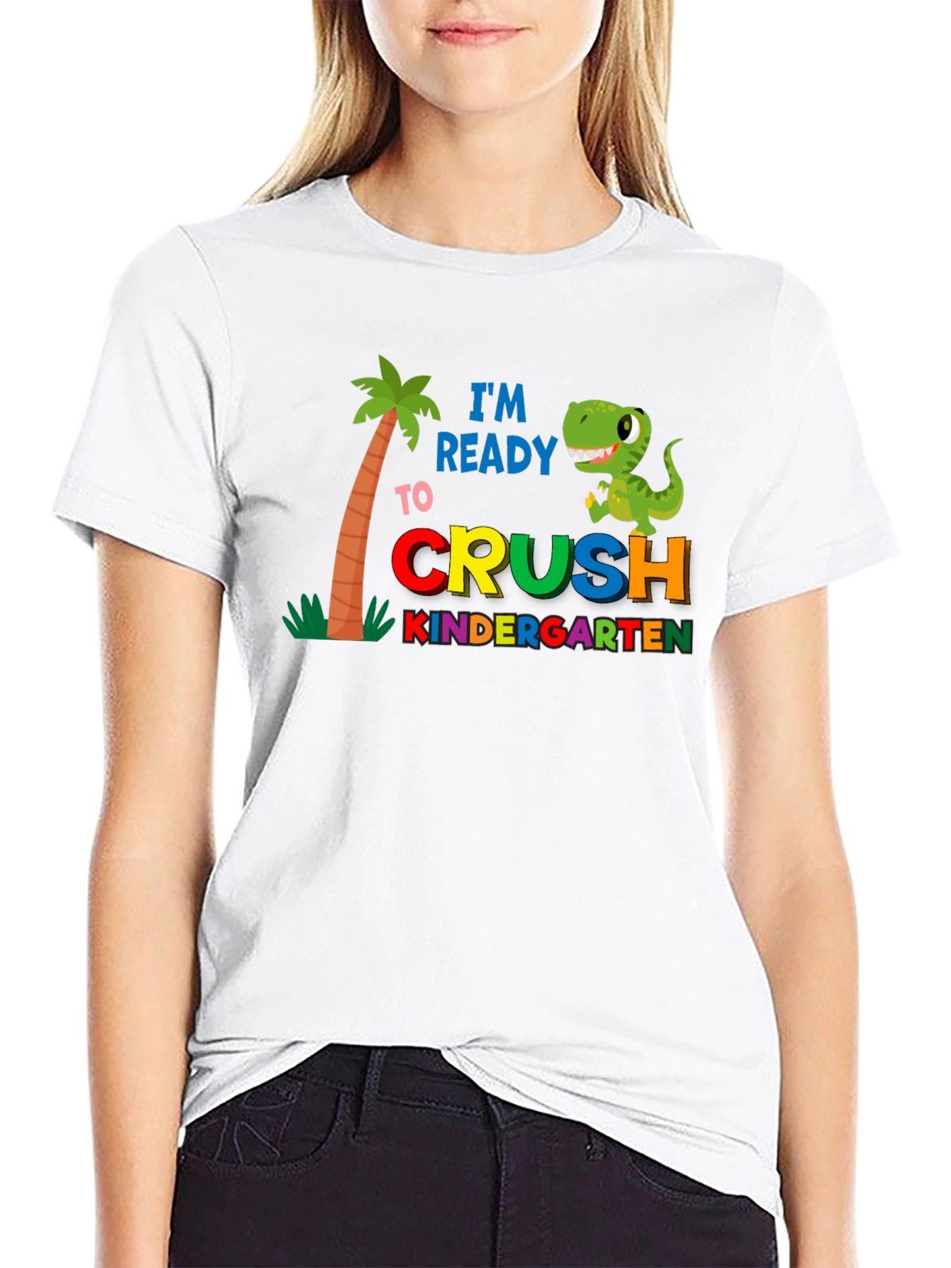 Black Ready to Crush Kindergarten T-Shirt view 9