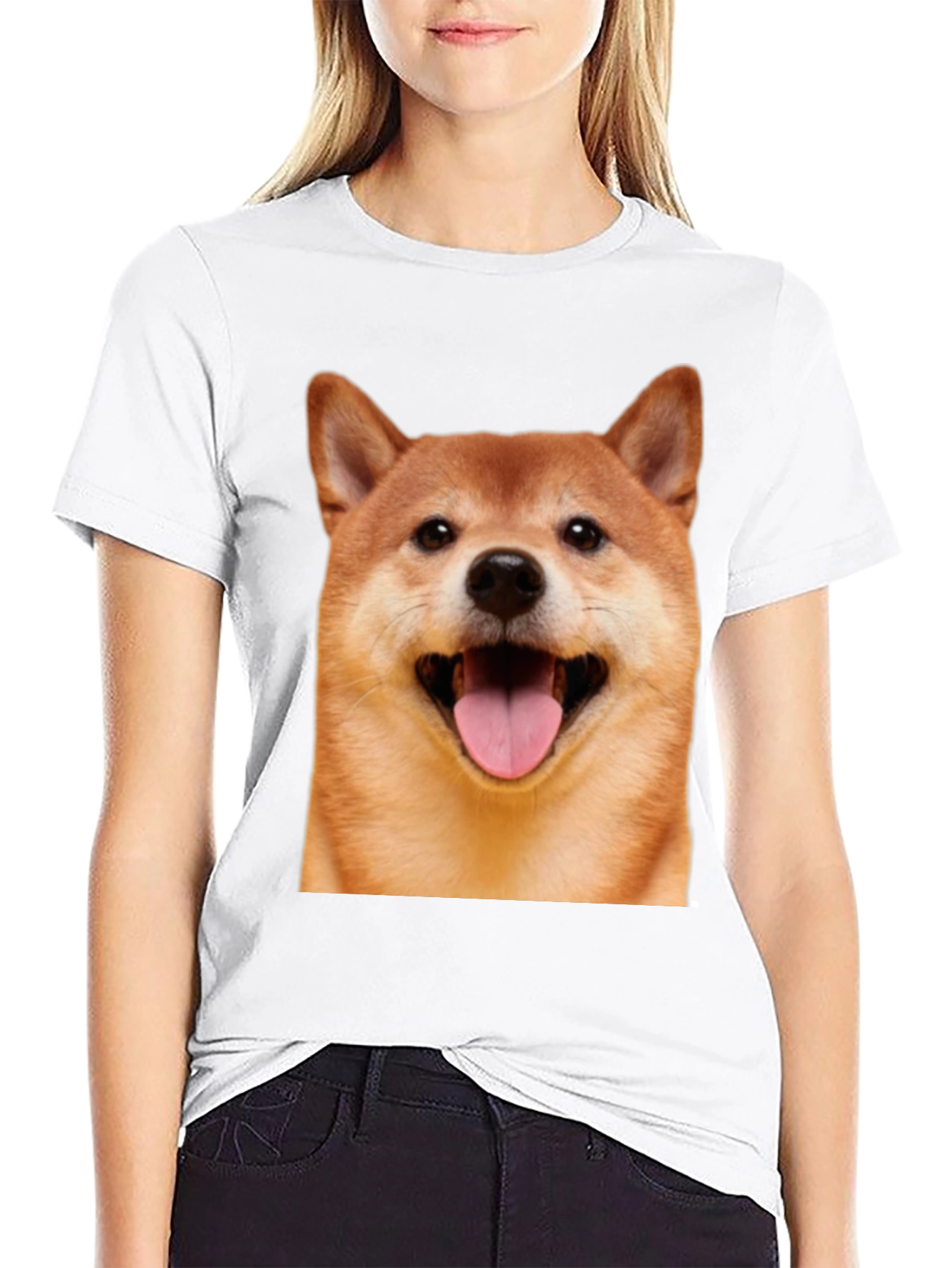 Black Shiba Inu Graphic Tee - Funny Dog Lover Shirt view 9