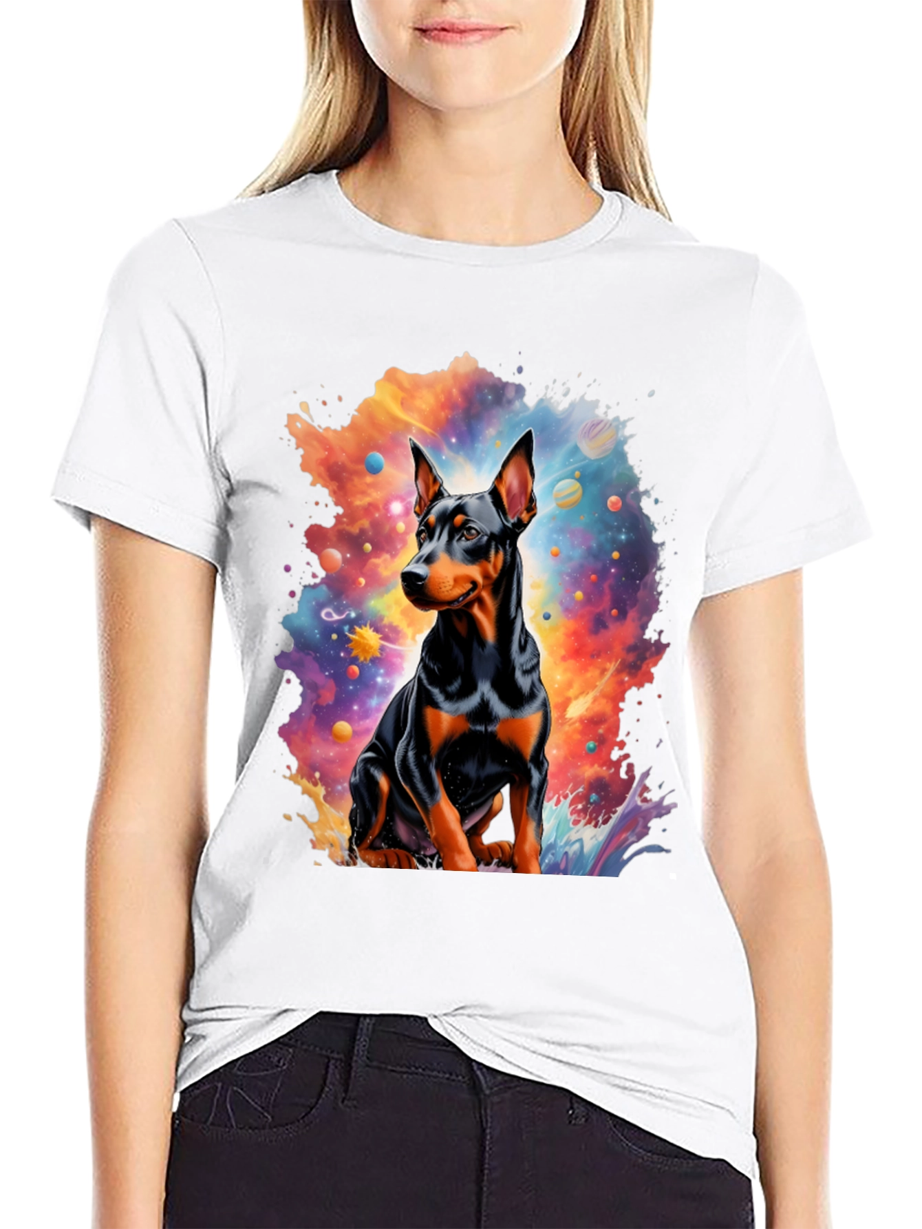 Black Dog Universe Graphic Tee - Men's Black T-Shirt view 9