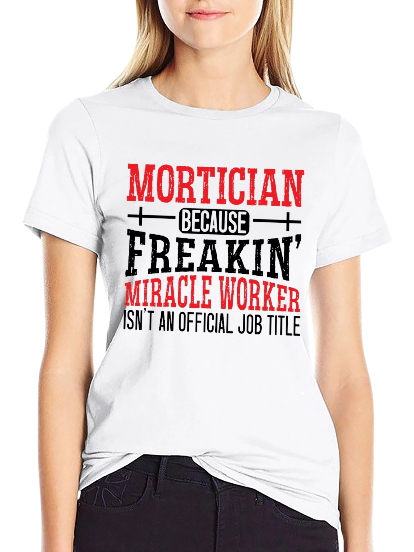 Black Mortician Miracle Worker T-Shirt view 9