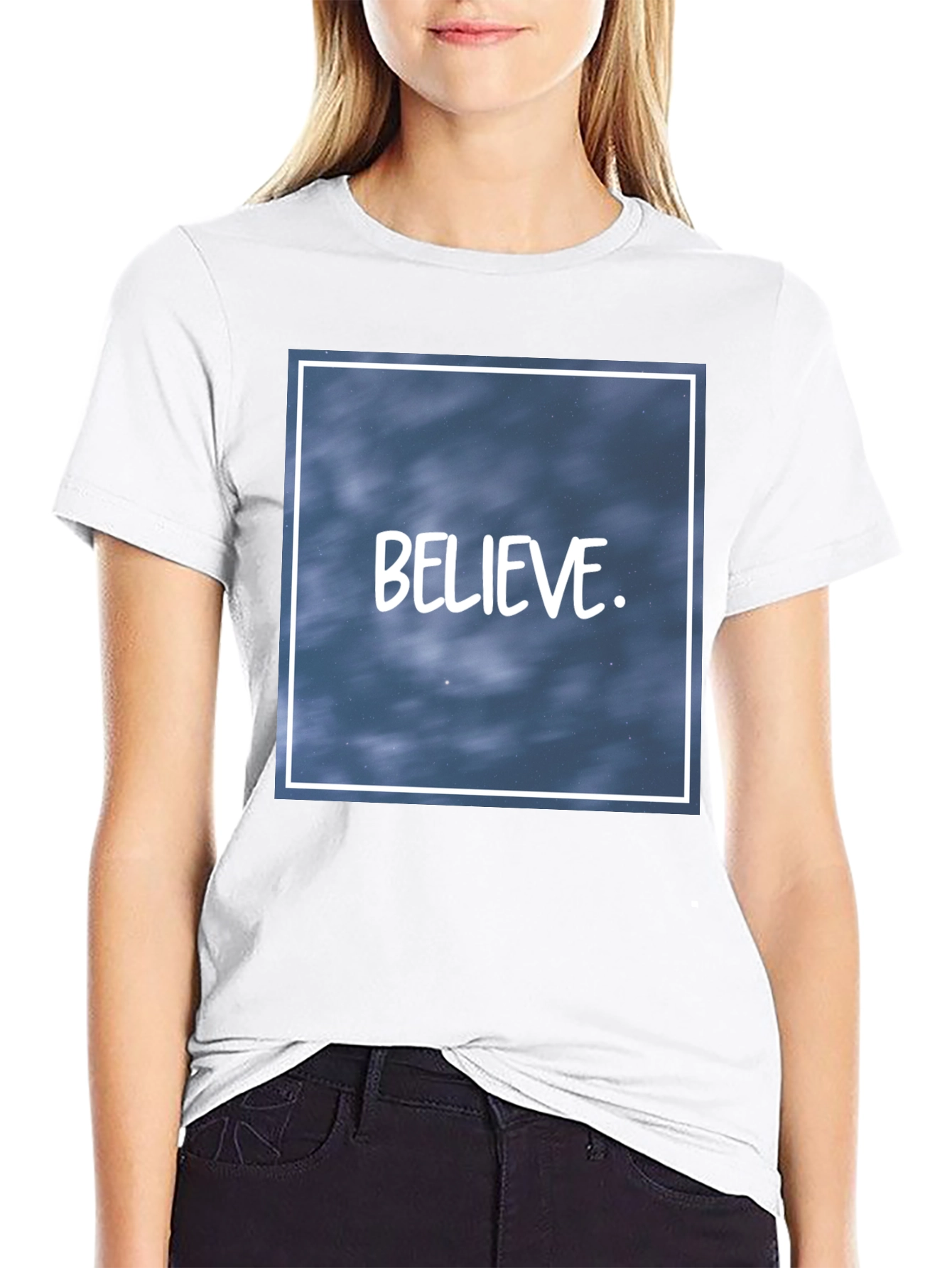 Black Believe Graphic T-Shirt - Stylish Comfort view 9