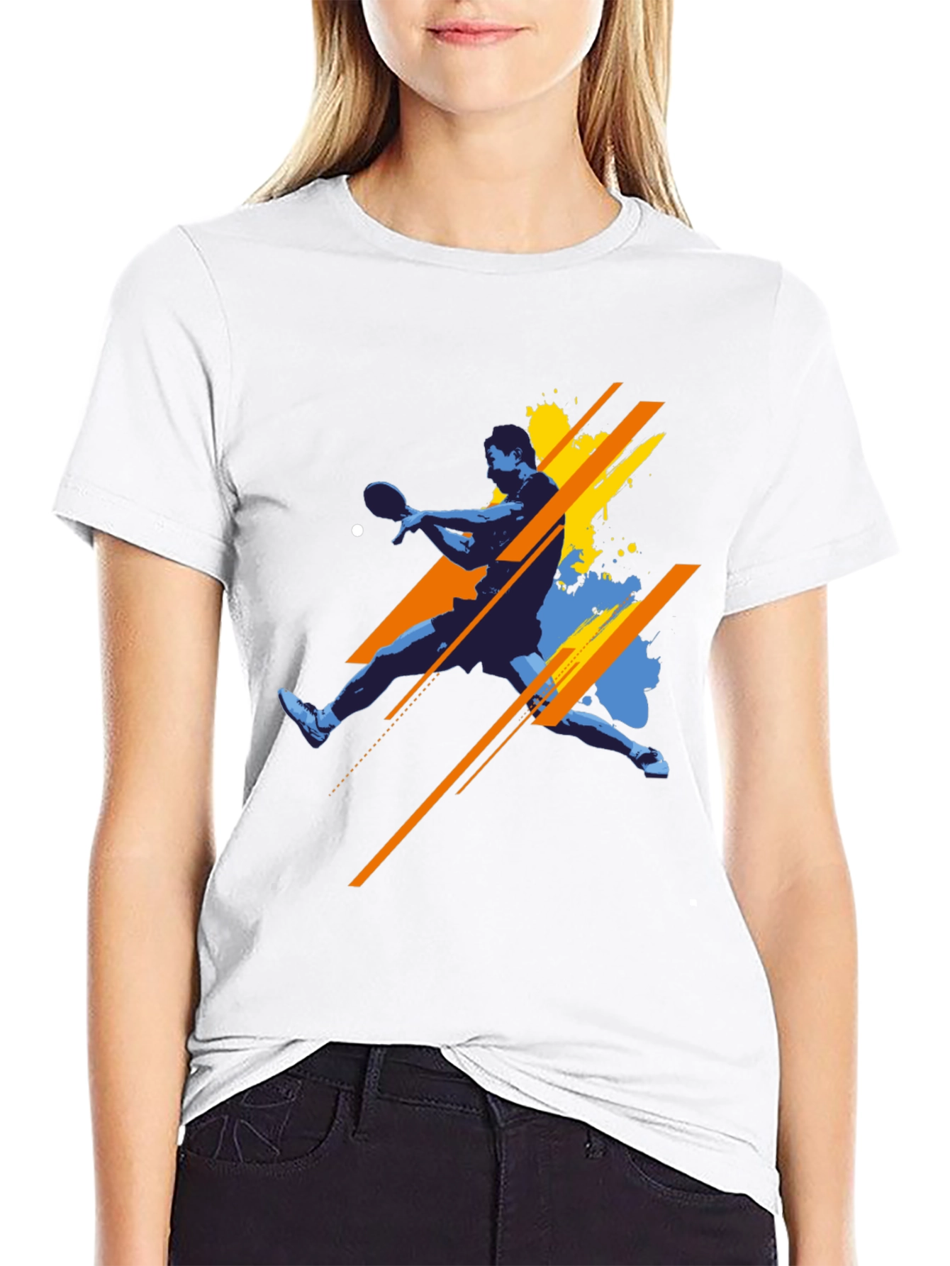 Table Tennis Graphic Tee - Stylish Sport Shirt - 9
