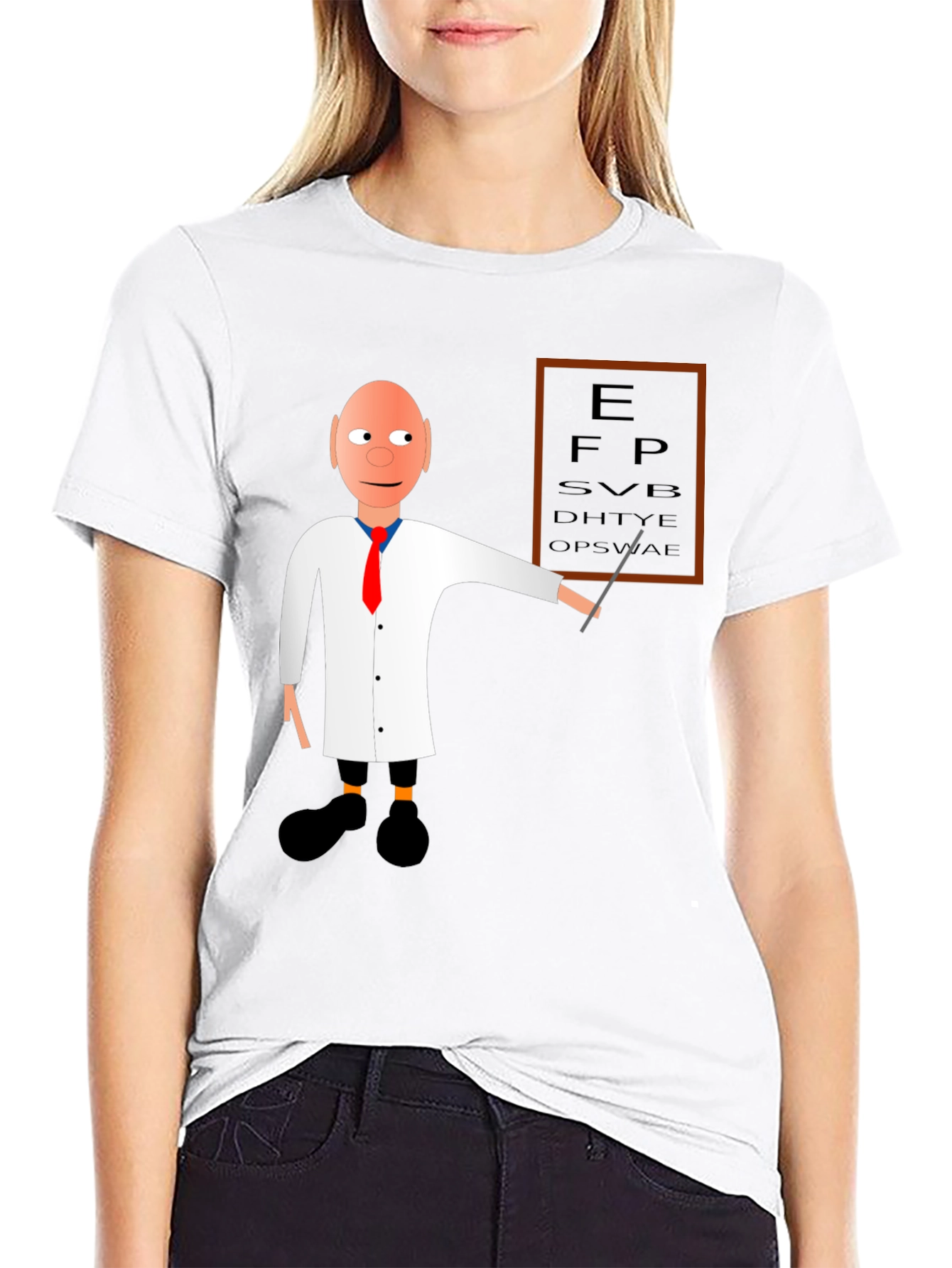 Black Eye Doctor T-Shirt Funny Optometrist Tee view 9