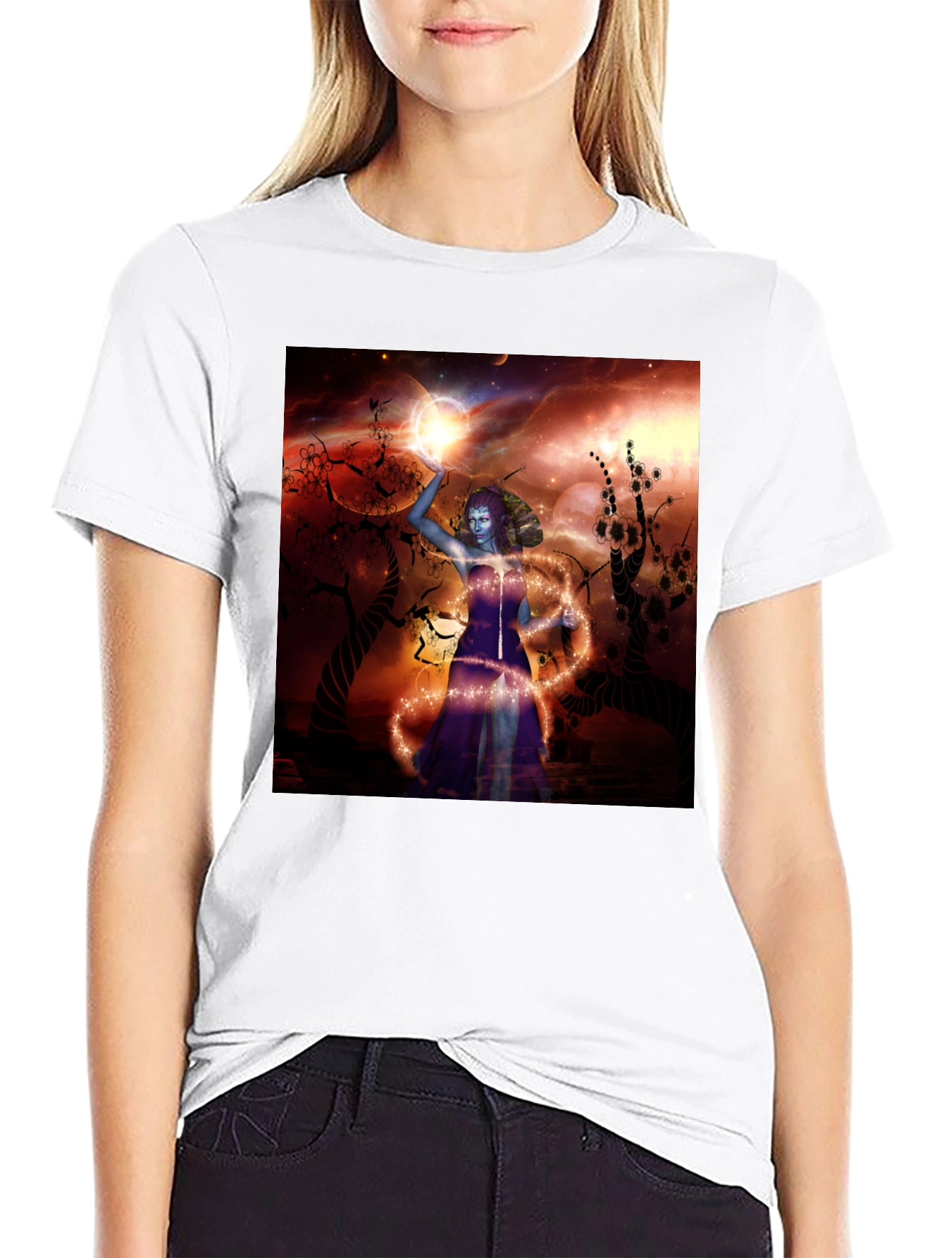 Mystic Sorceress Graphic T-Shirt - 9