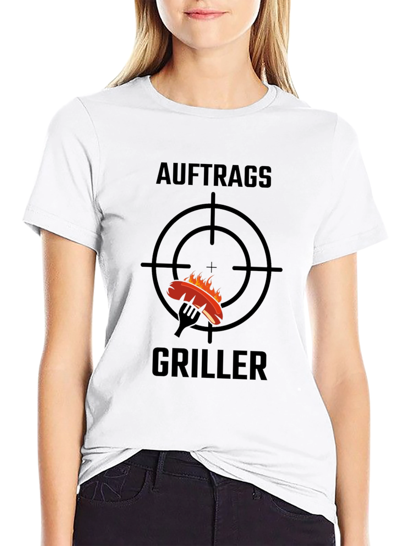 Black Auftrags Griller Graphic Tee view 9