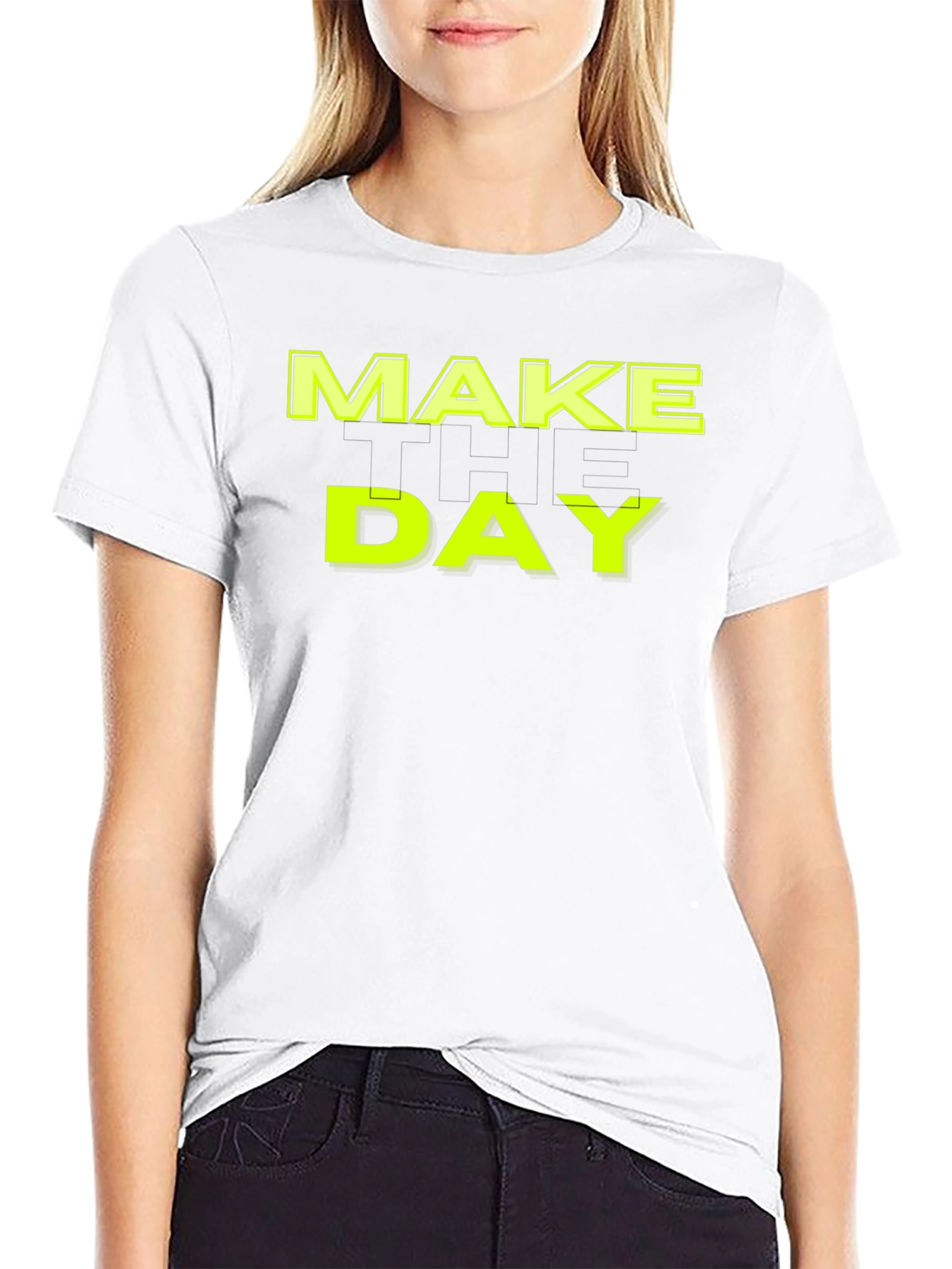 Black Make Today Your Day Graphic T-Shirt view 9