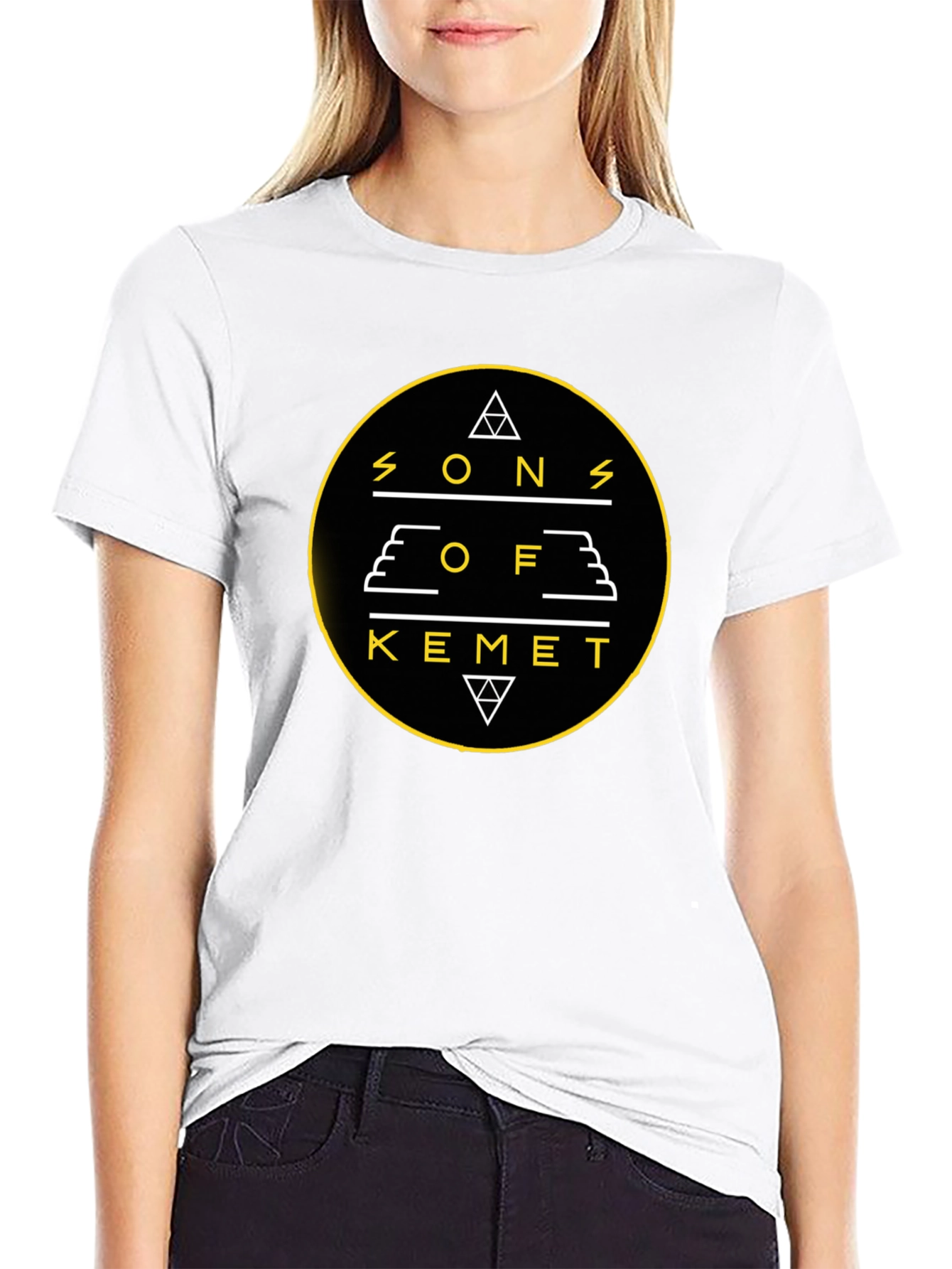 Black Sons of Kemet Graphic T-Shirt - Black Cotton Tee view 9