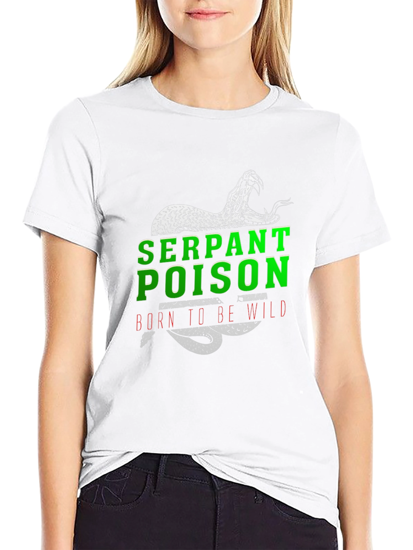 Serpent Poison T-Shirt - Born to Be Wild Graphic Tee - 9