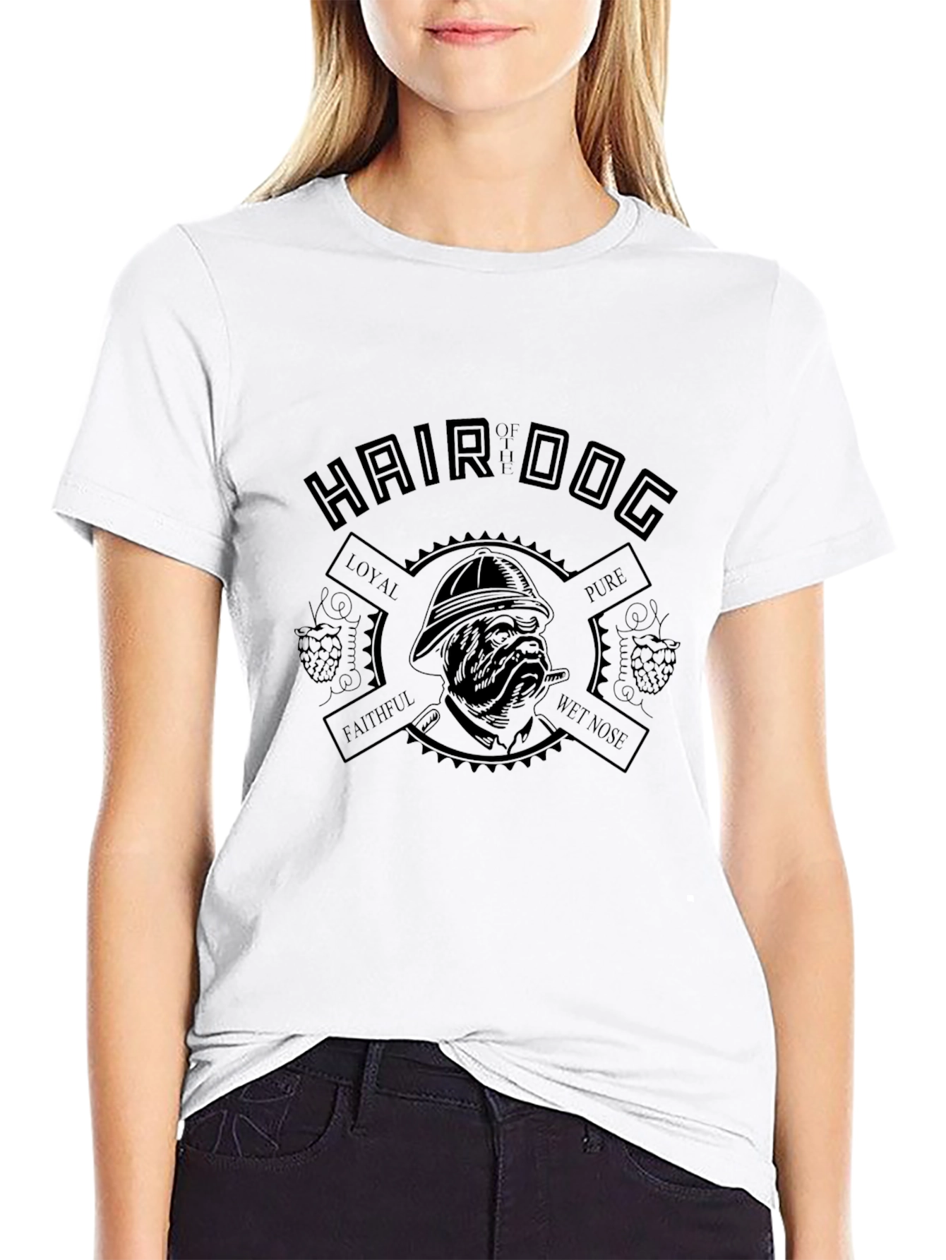 Black Hair of the Dog Graphic T-Shirt view 9
