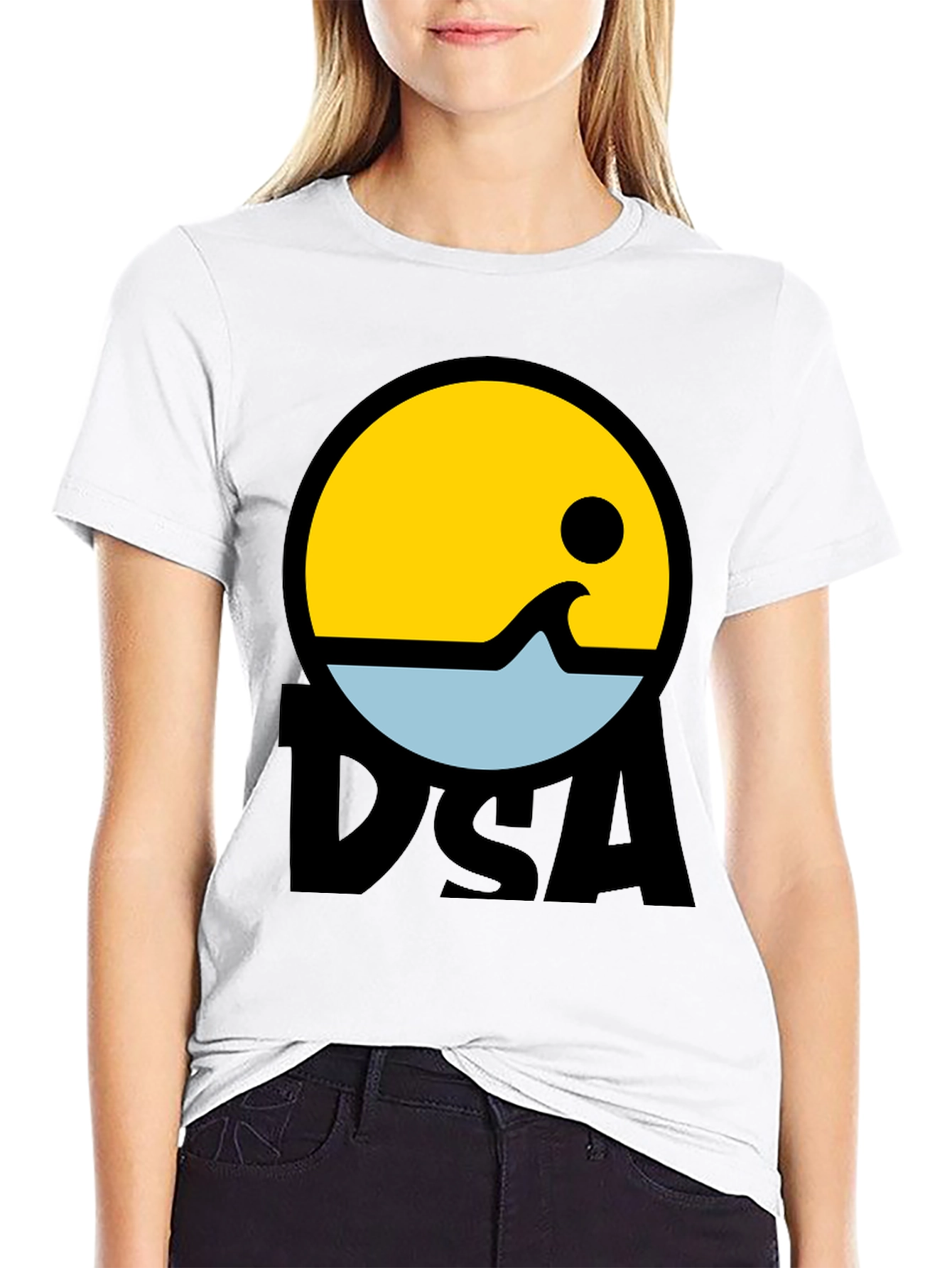 Black DSA Graphic Tee - Retro Style view 9