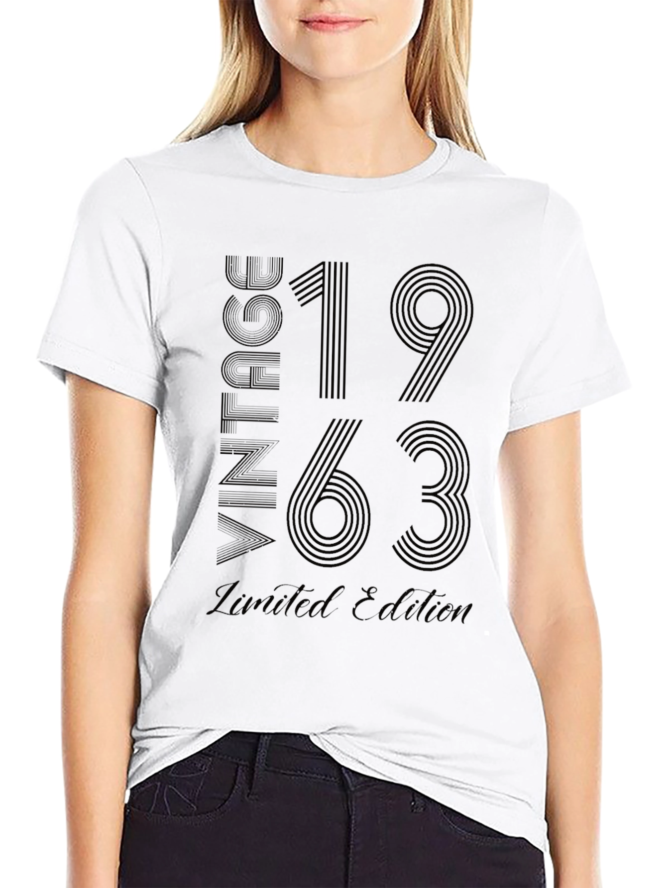 Black Vintage 1963 Limited Edition Black T-Shirt view 9