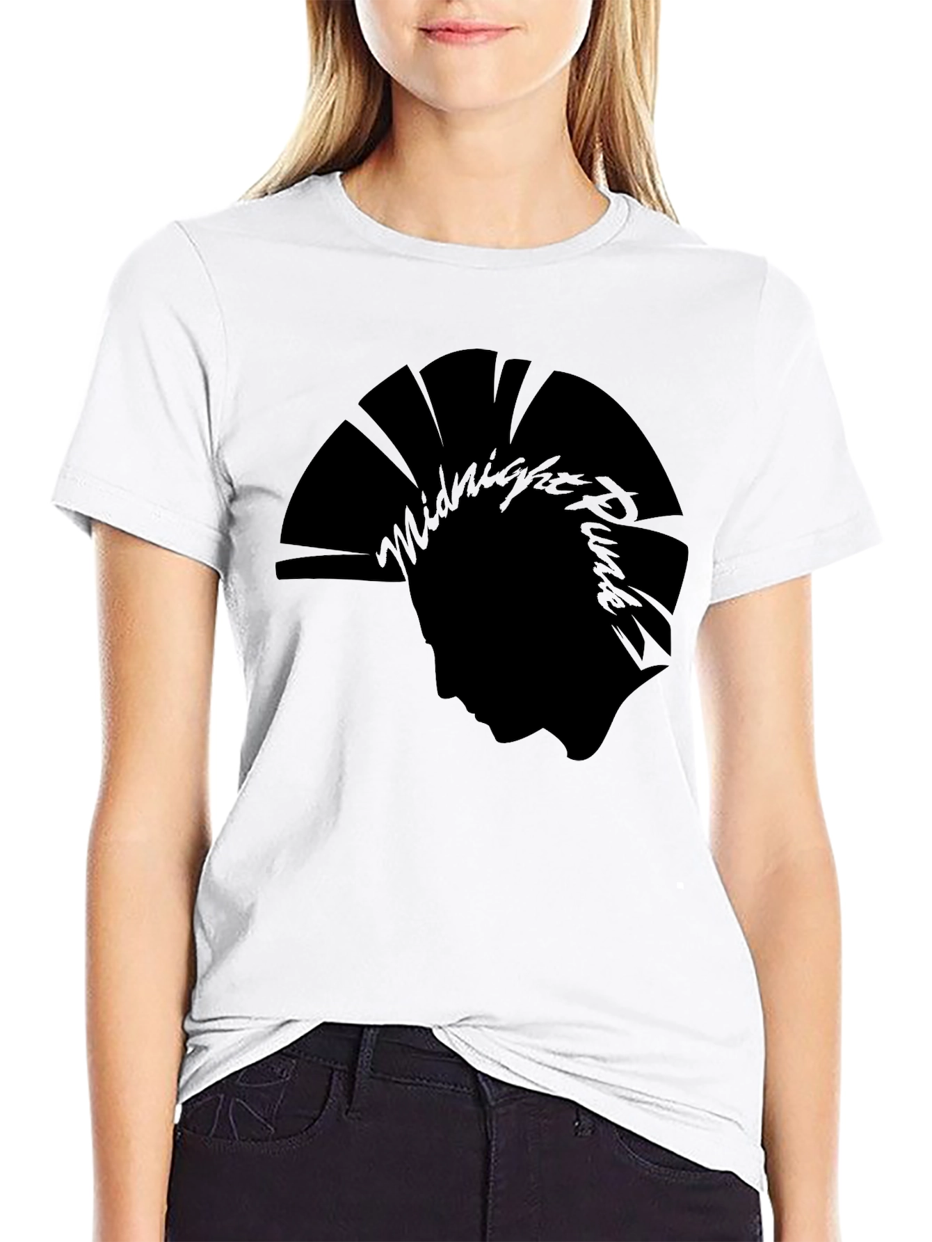 Midnight Punk Graphic Tee - Black - 9