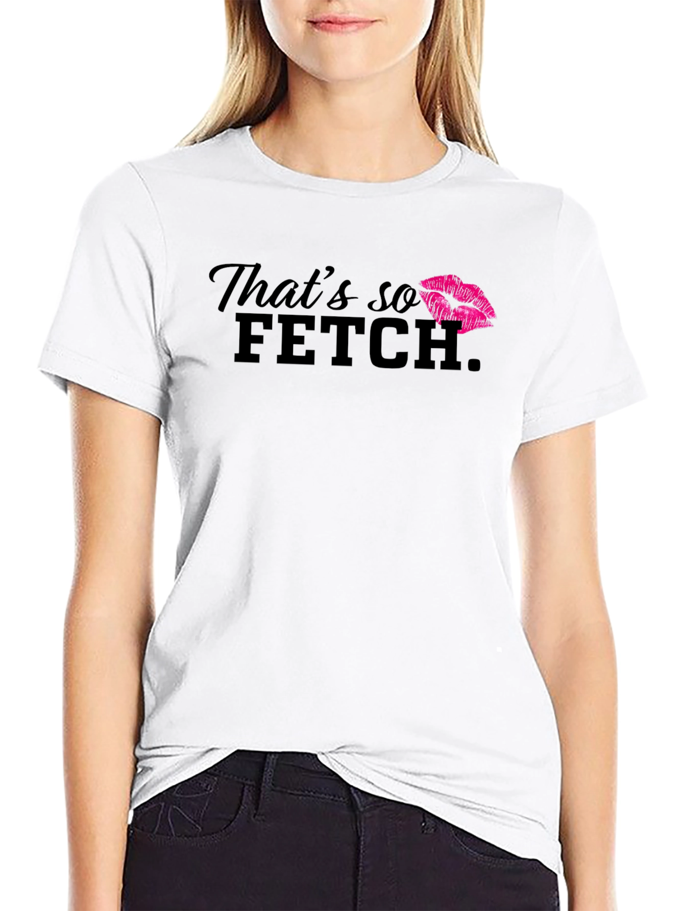 Black That's So Fetch Graphic Tee view 9